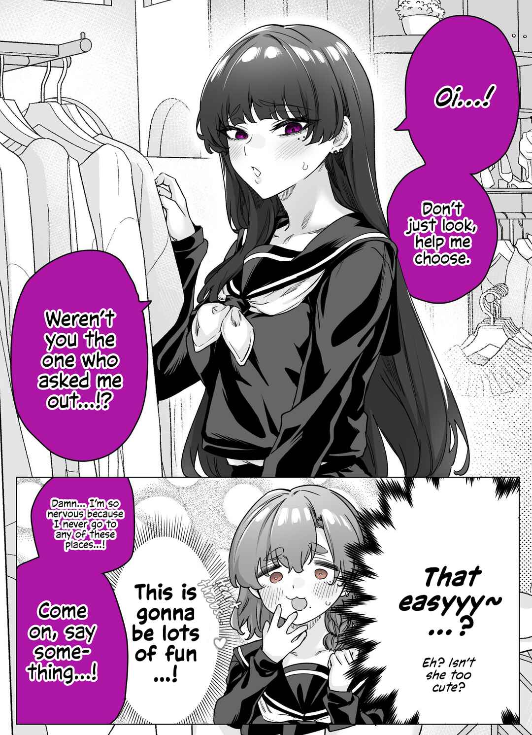I Thought She Was a Yandere, but Apparently She's Even Worse Chapter 47 page 1