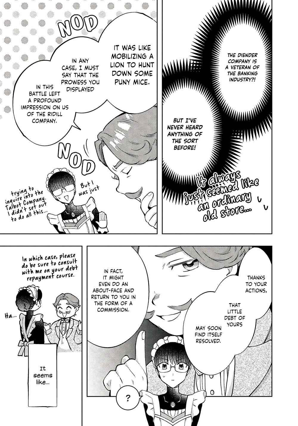 I Was Reincarnated, and Now I'm a Maid! Chapter 9 page 17