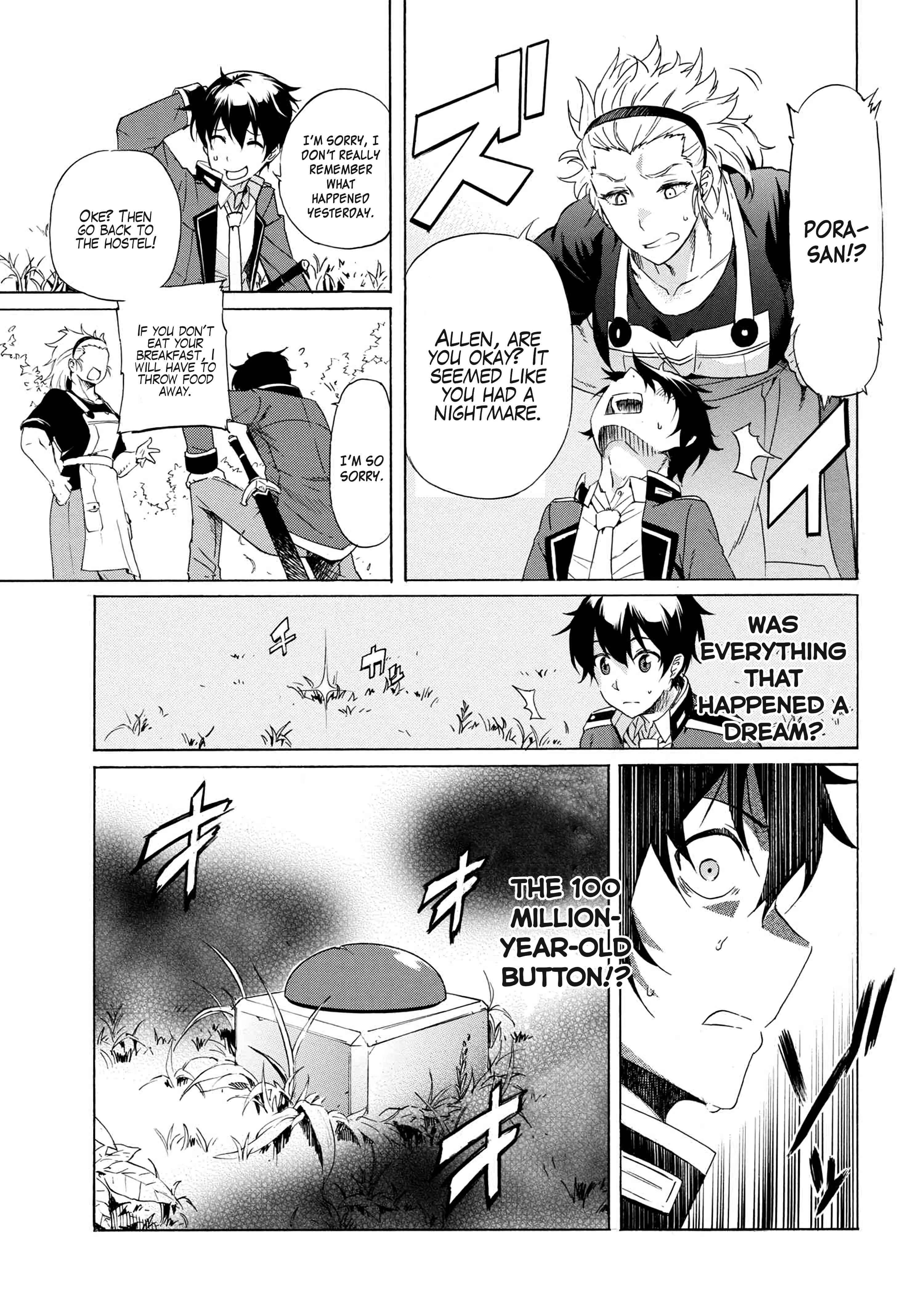 Ichioku-nen Button o Renda Shita Ore wa, Kizuitara Saikyou ni Natteita ~Rakudai Kenshi no Gakuin Musou~ Chapter 1.2 page 19