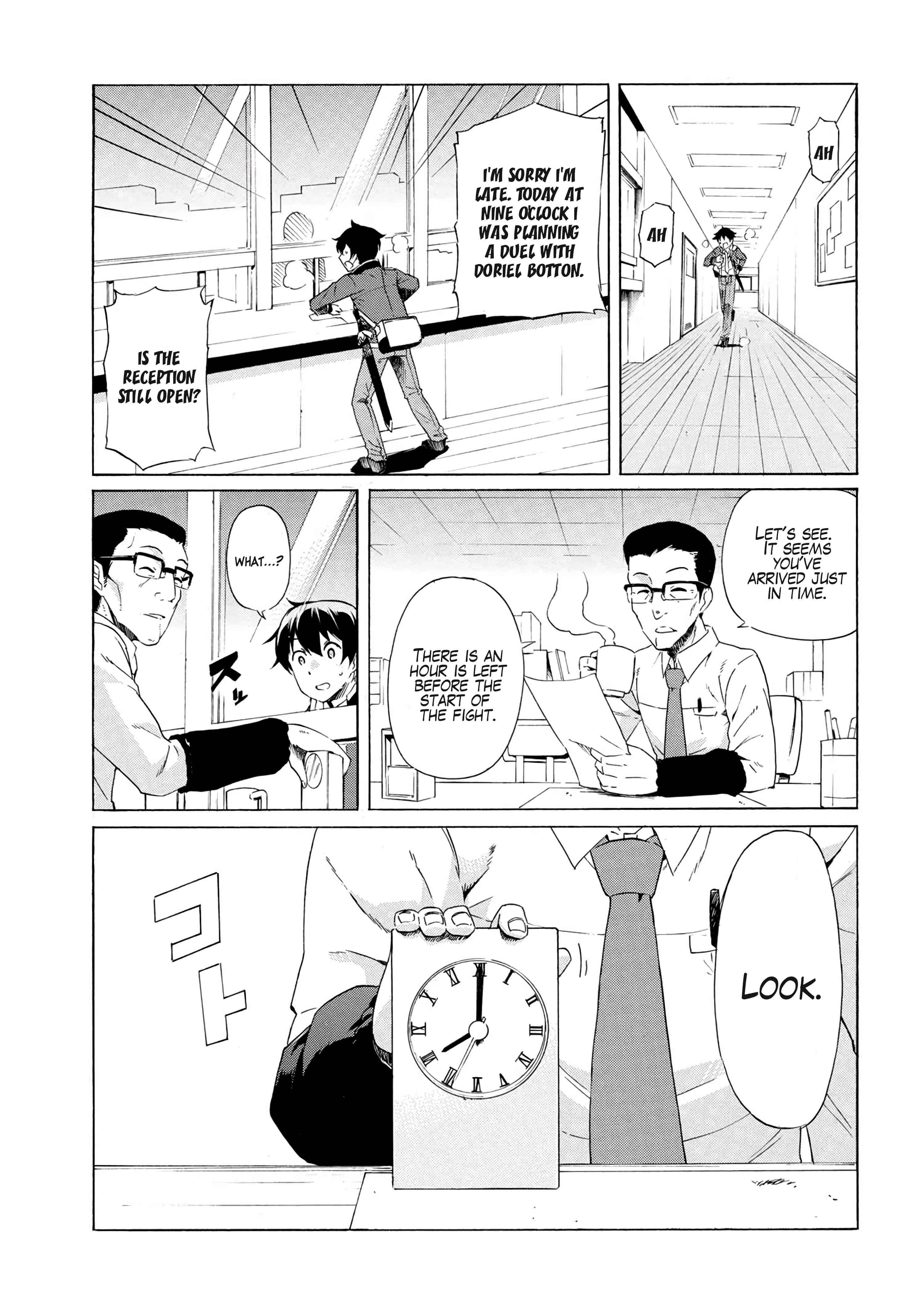 Ichioku-nen Button o Renda Shita Ore wa, Kizuitara Saikyou ni Natteita ~Rakudai Kenshi no Gakuin Musou~ Chapter 1.2 page 23