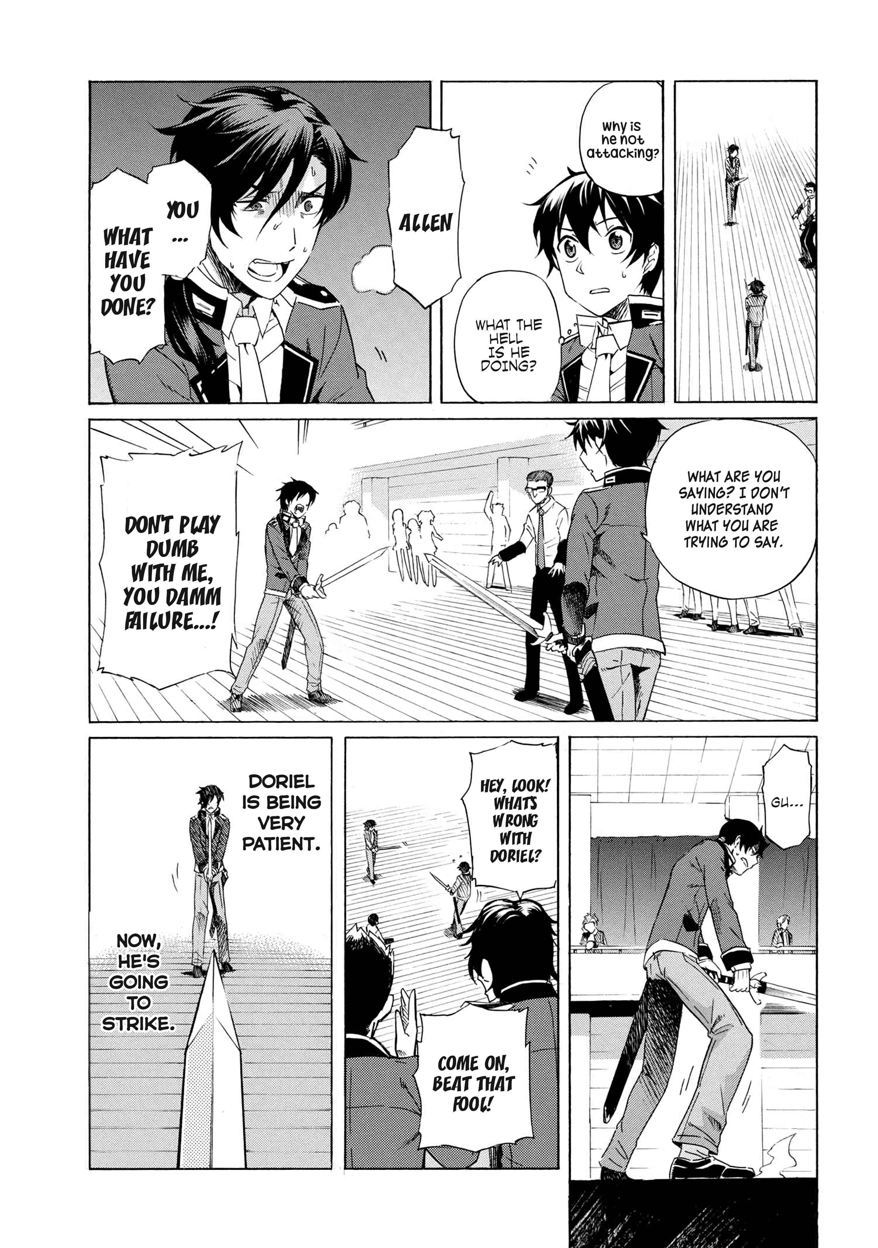 Ichioku-nen Button o Renda Shita Ore wa, Kizuitara Saikyou ni Natteita ~Rakudai Kenshi no Gakuin Musou~ Chapter 1.2 page 35