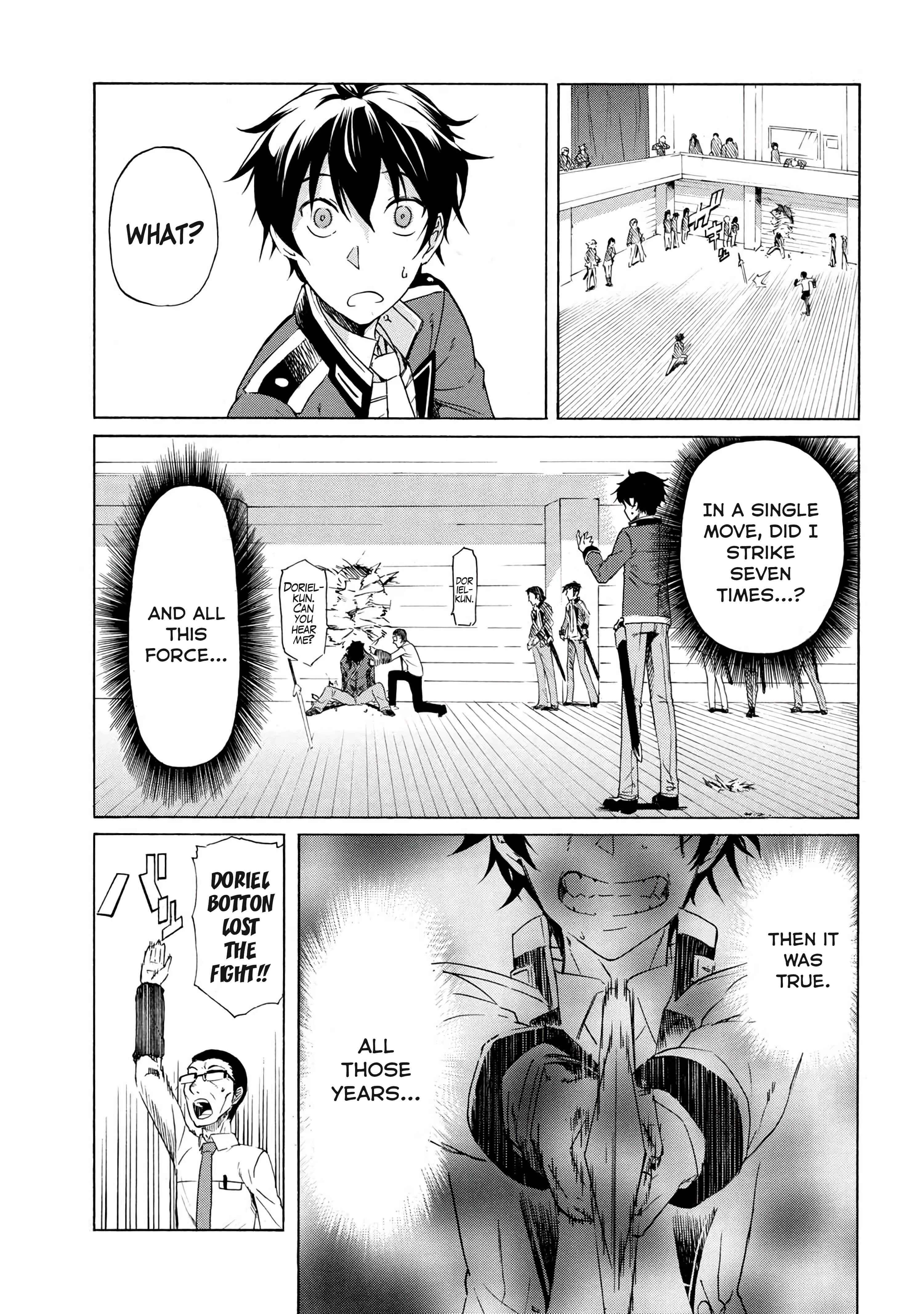 Ichioku-nen Button o Renda Shita Ore wa, Kizuitara Saikyou ni Natteita ~Rakudai Kenshi no Gakuin Musou~ Chapter 1.2 page 42