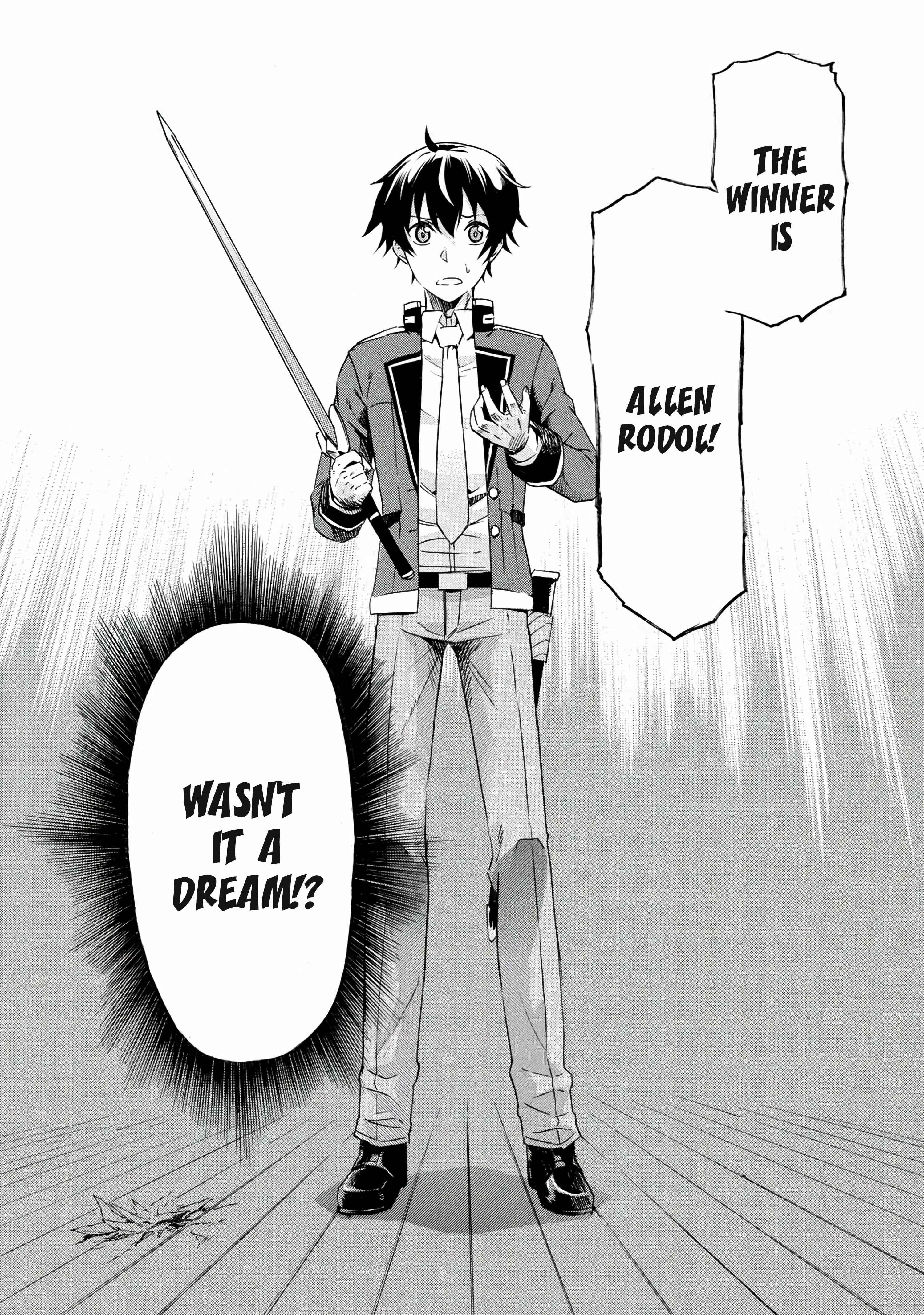 Ichioku-nen Button o Renda Shita Ore wa, Kizuitara Saikyou ni Natteita ~Rakudai Kenshi no Gakuin Musou~ Chapter 1.2 page 43