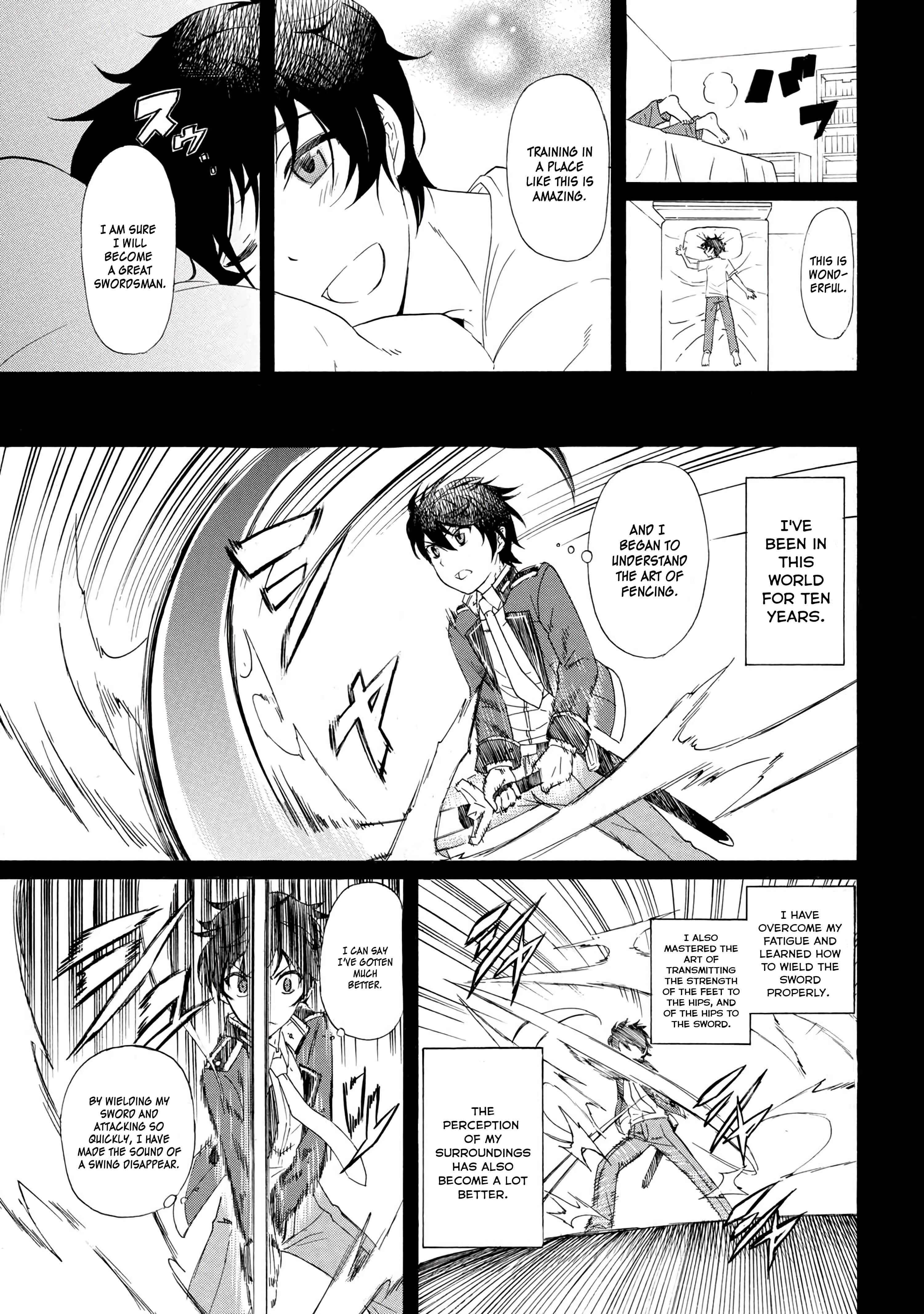 Ichioku-nen Button o Renda Shita Ore wa, Kizuitara Saikyou ni Natteita ~Rakudai Kenshi no Gakuin Musou~ Chapter 1.2 page 5