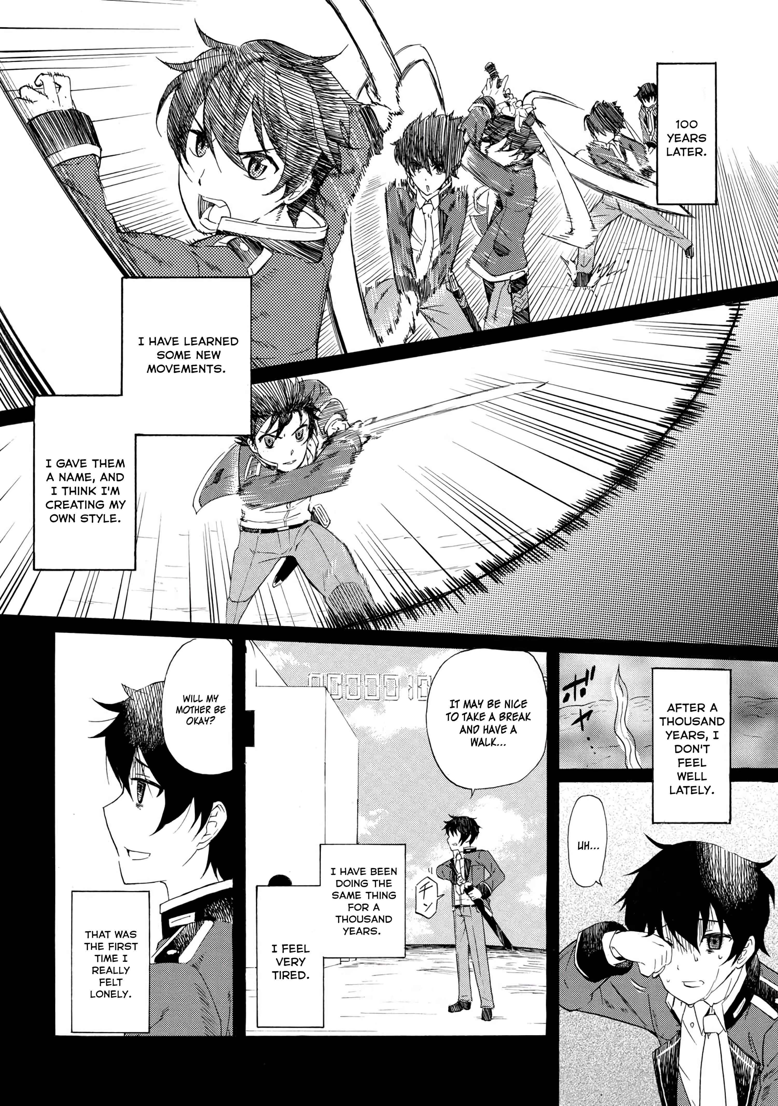 Ichioku-nen Button o Renda Shita Ore wa, Kizuitara Saikyou ni Natteita ~Rakudai Kenshi no Gakuin Musou~ Chapter 1.2 page 6