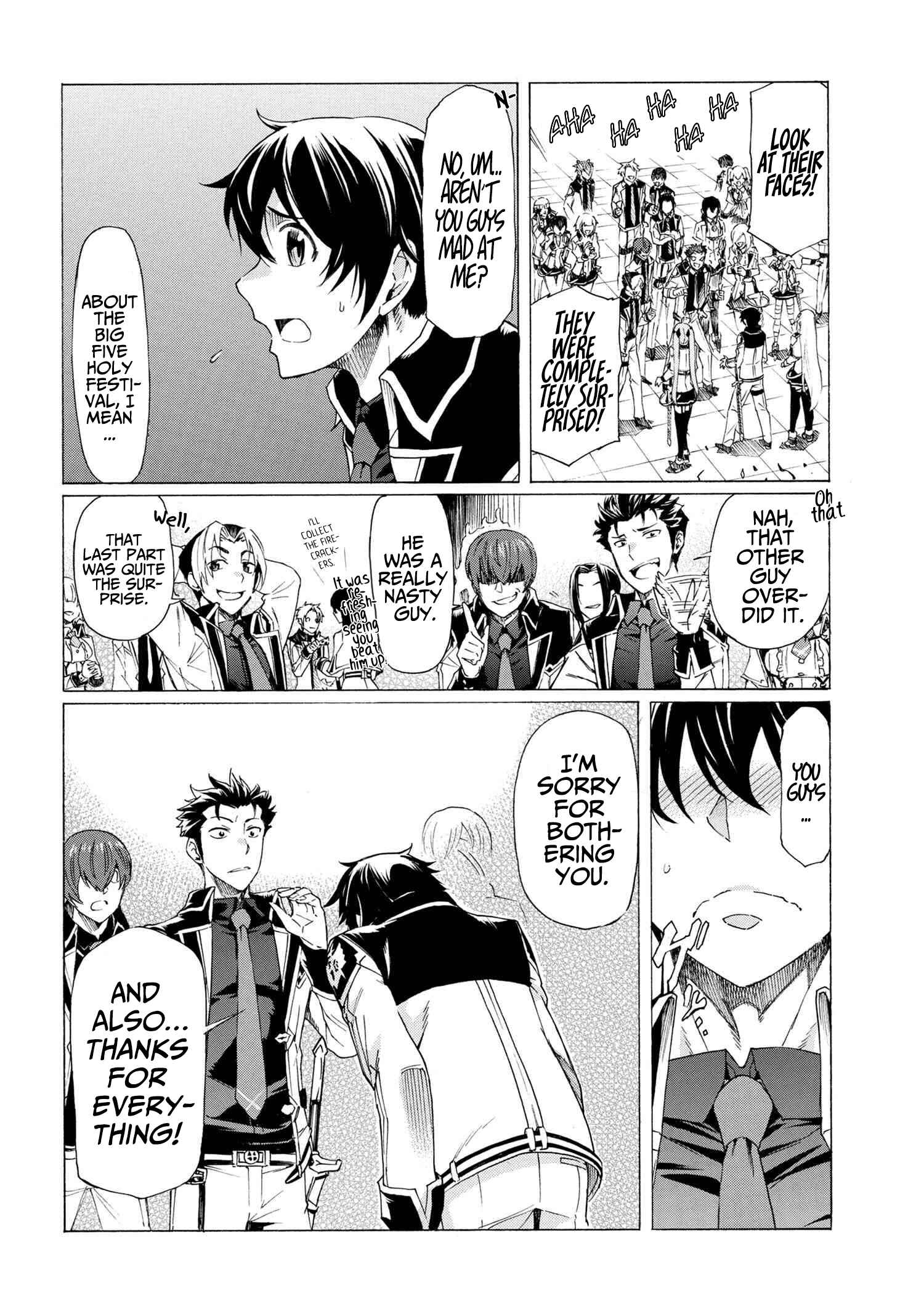 Ichioku-nen Button o Renda Shita Ore wa, Kizuitara Saikyou ni Natteita ~Rakudai Kenshi no Gakuin Musou~ Chapter 16.1 page 4