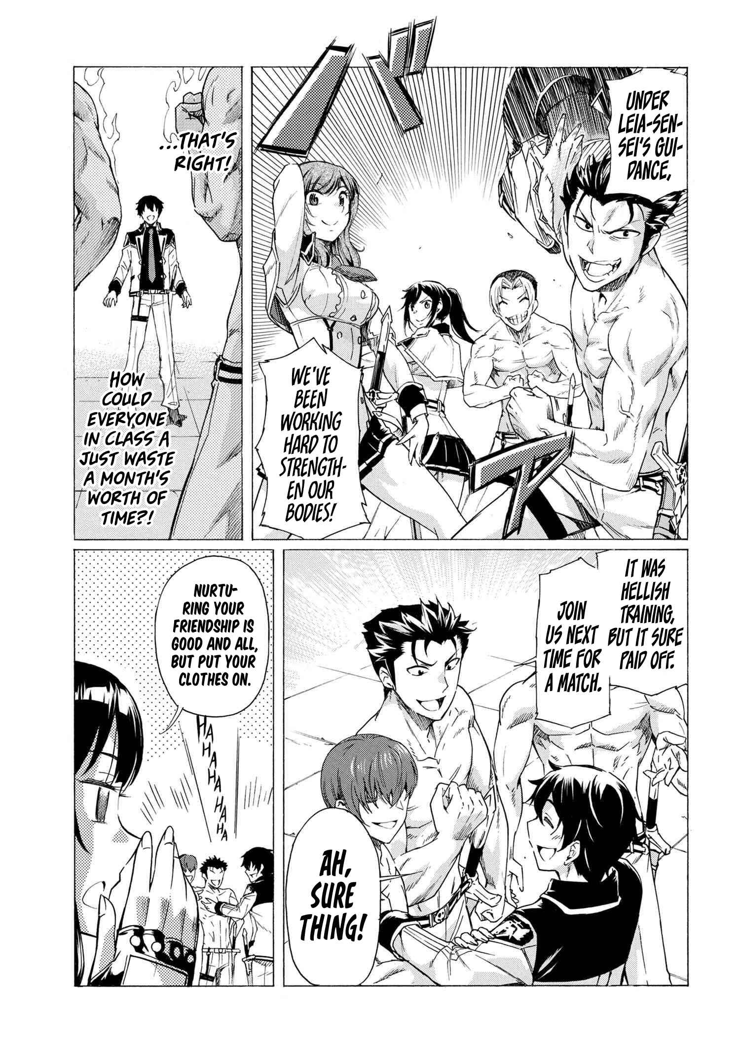 Ichioku-nen Button o Renda Shita Ore wa, Kizuitara Saikyou ni Natteita ~Rakudai Kenshi no Gakuin Musou~ Chapter 16.1 page 7