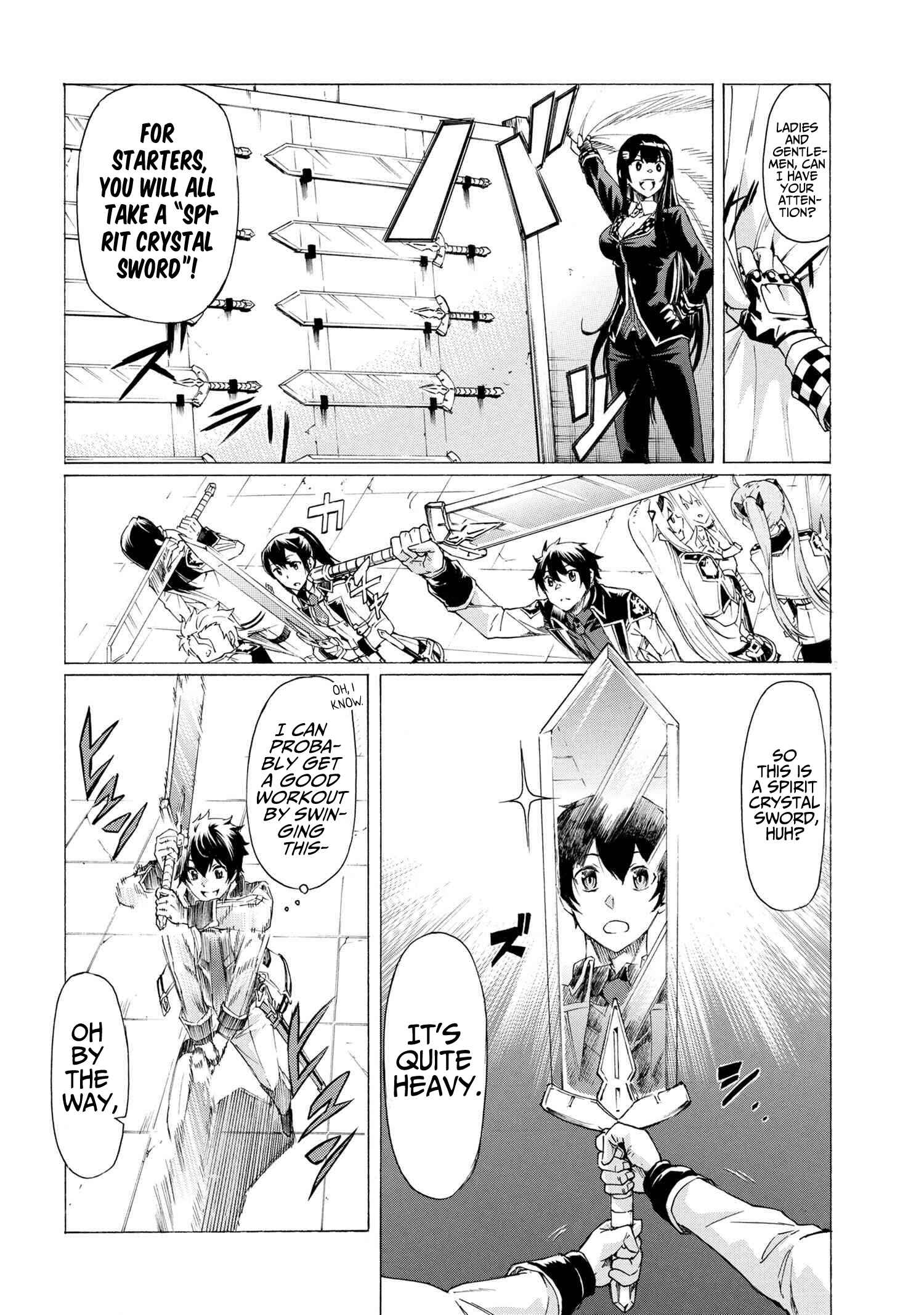 Ichioku-nen Button o Renda Shita Ore wa, Kizuitara Saikyou ni Natteita ~Rakudai Kenshi no Gakuin Musou~ Chapter 16.1 page 8