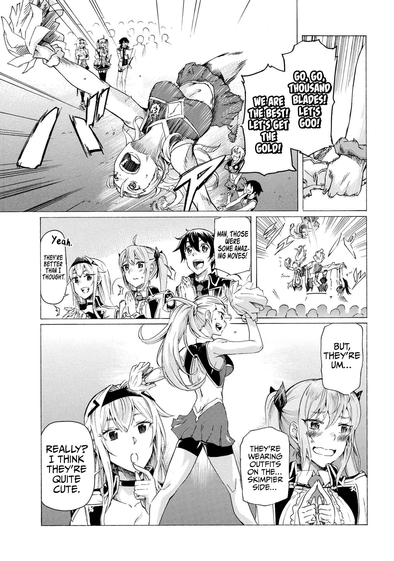 Ichioku-nen Button o Renda Shita Ore wa, Kizuitara Saikyou ni Natteita ~Rakudai Kenshi no Gakuin Musou~ Chapter 17.1 page 9