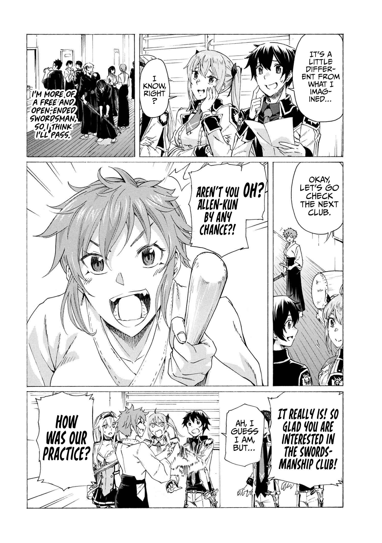 Ichioku-nen Button o Renda Shita Ore wa, Kizuitara Saikyou ni Natteita ~Rakudai Kenshi no Gakuin Musou~ Chapter 17.1 page 12