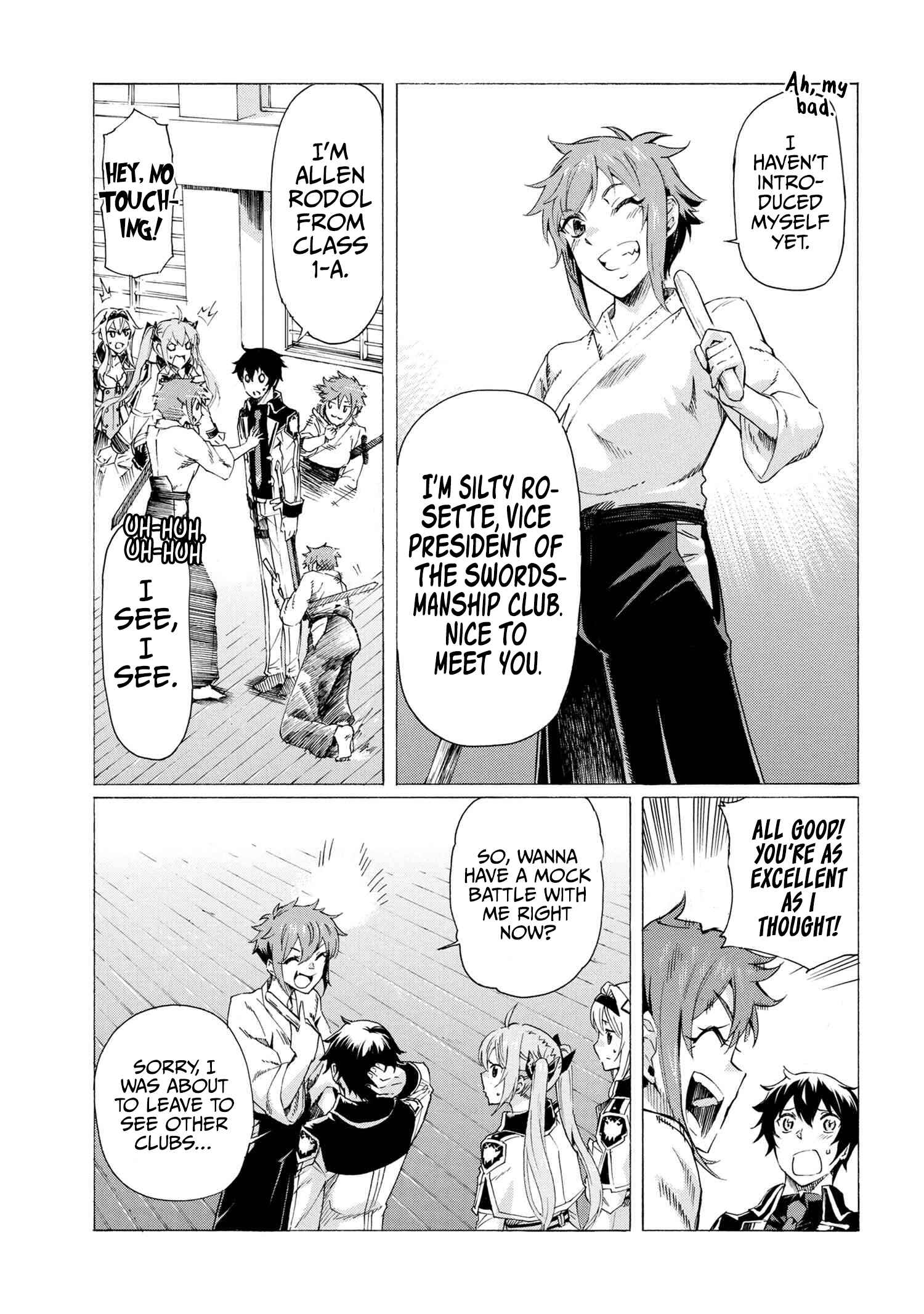 Ichioku-nen Button o Renda Shita Ore wa, Kizuitara Saikyou ni Natteita ~Rakudai Kenshi no Gakuin Musou~ Chapter 17.1 page 13