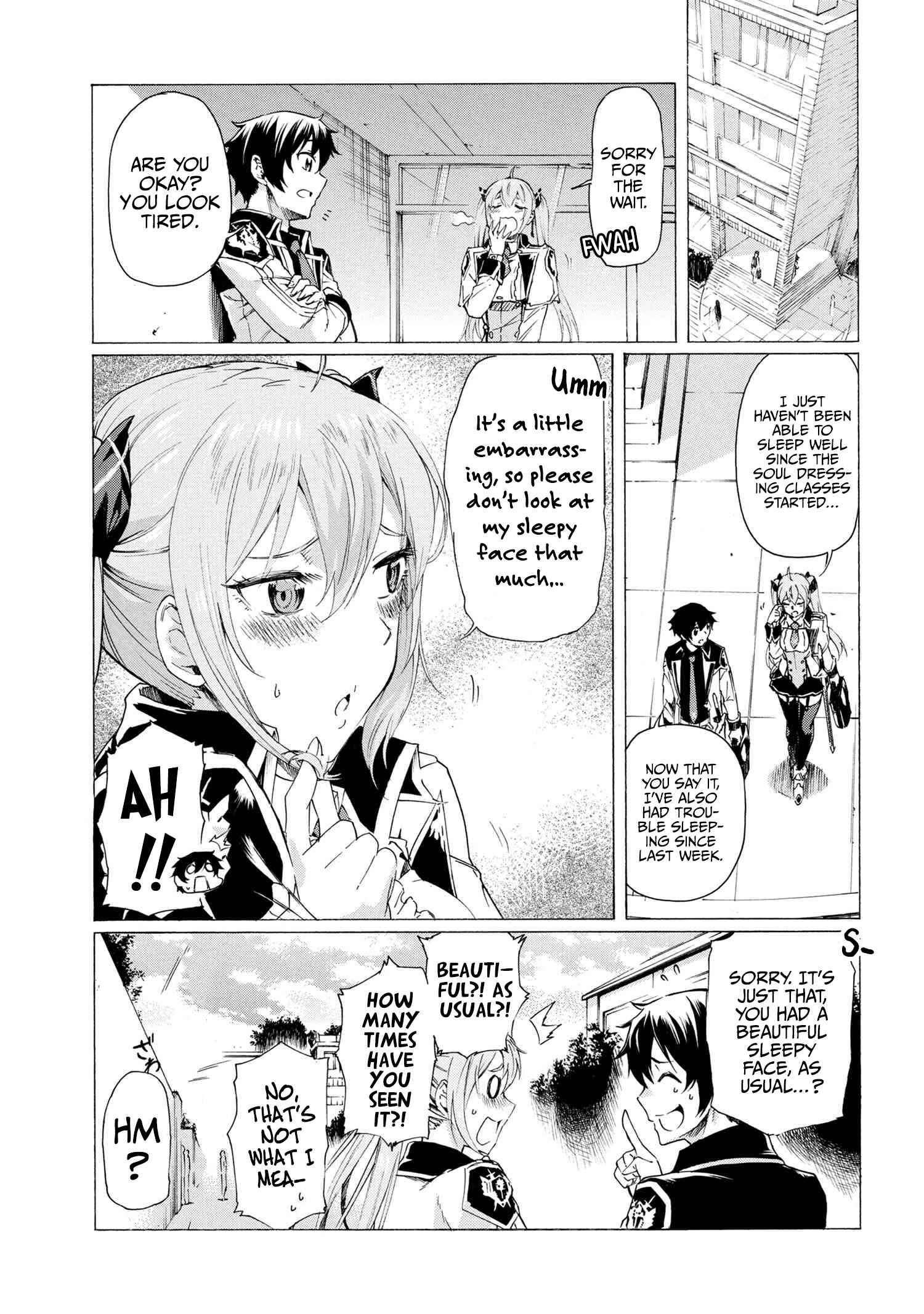 Ichioku-nen Button o Renda Shita Ore wa, Kizuitara Saikyou ni Natteita ~Rakudai Kenshi no Gakuin Musou~ Chapter 17.1 page 1