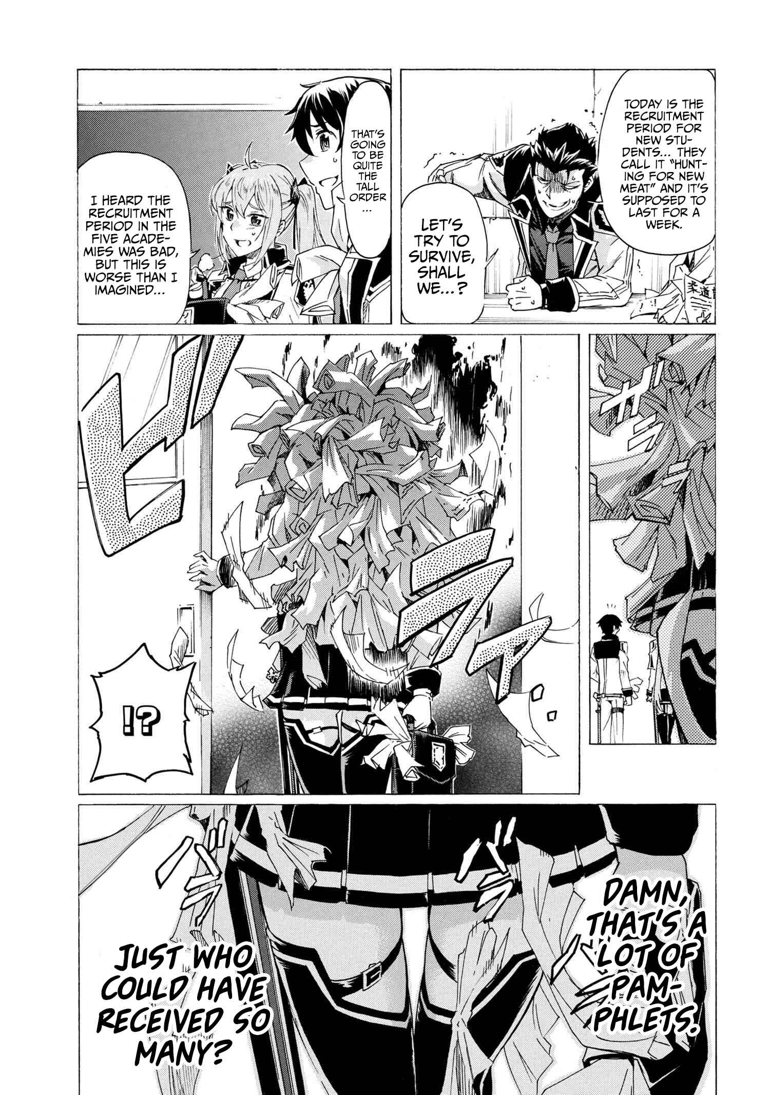 Ichioku-nen Button o Renda Shita Ore wa, Kizuitara Saikyou ni Natteita ~Rakudai Kenshi no Gakuin Musou~ Chapter 17.1 page 5