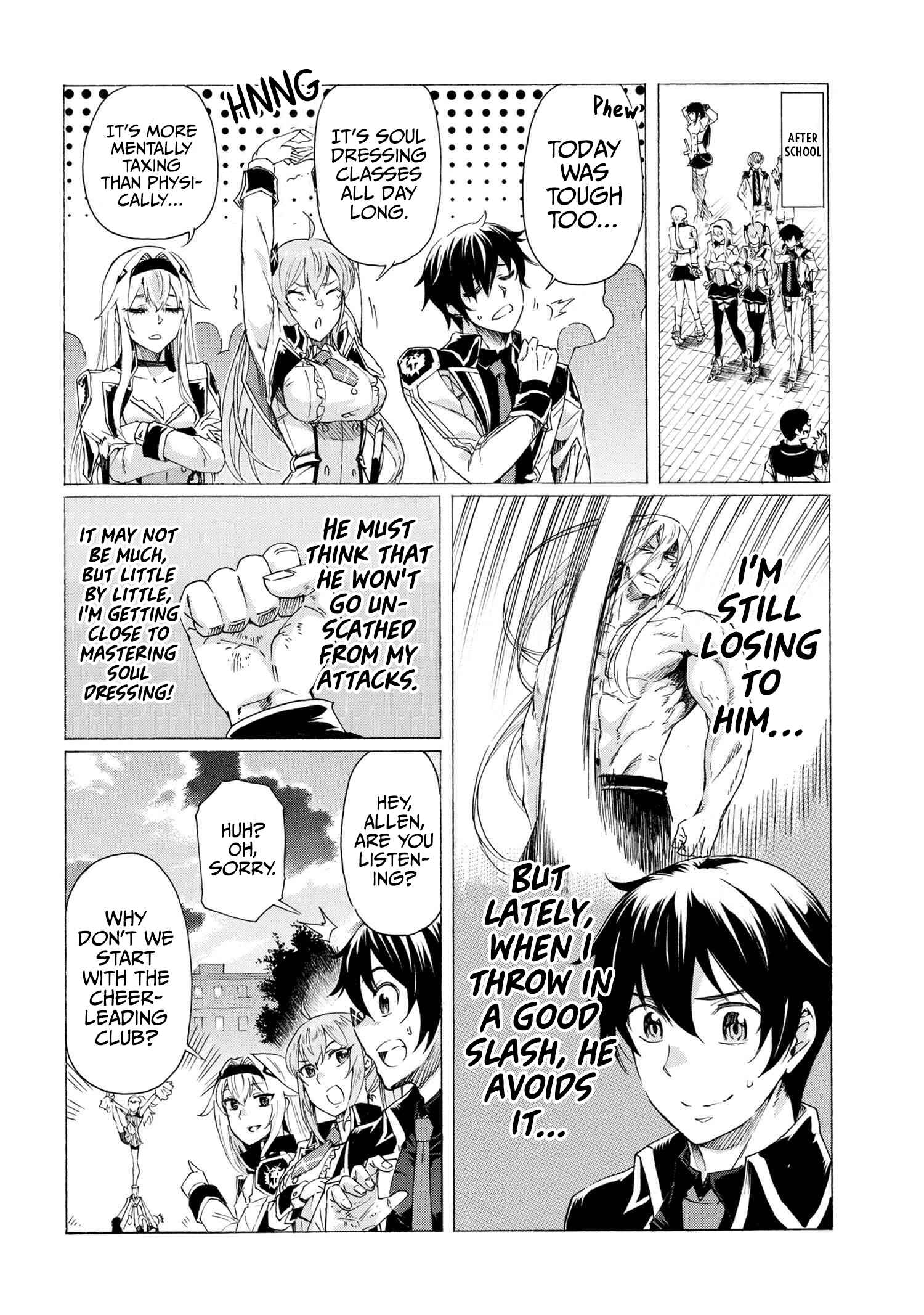 Ichioku-nen Button o Renda Shita Ore wa, Kizuitara Saikyou ni Natteita ~Rakudai Kenshi no Gakuin Musou~ Chapter 17.1 page 8
