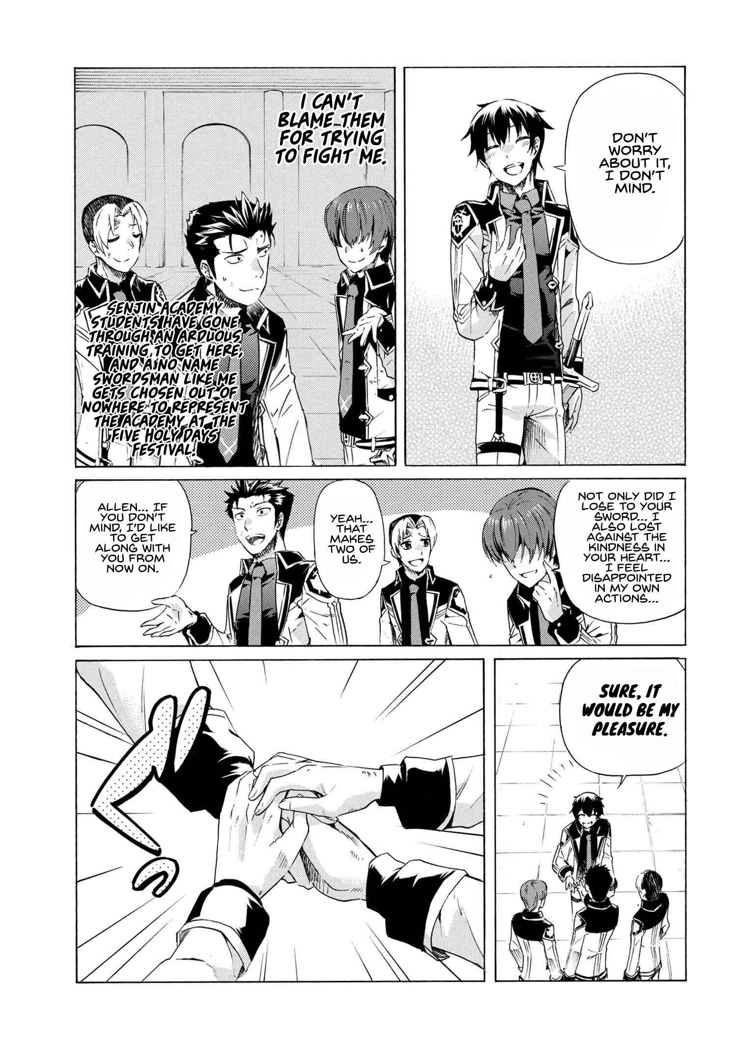 Ichioku-nen Button o Renda Shita Ore wa, Kizuitara Saikyou ni Natteita ~Rakudai Kenshi no Gakuin Musou~ Chapter 7.2 page 14