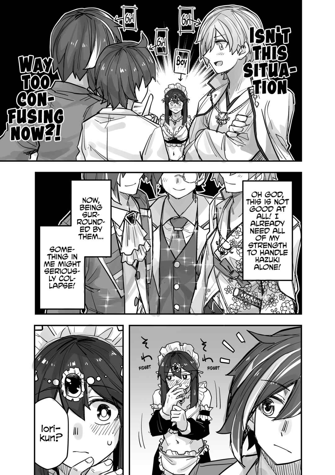 Ikemen Joshi to Josou Danshi Chapter 92 page 2