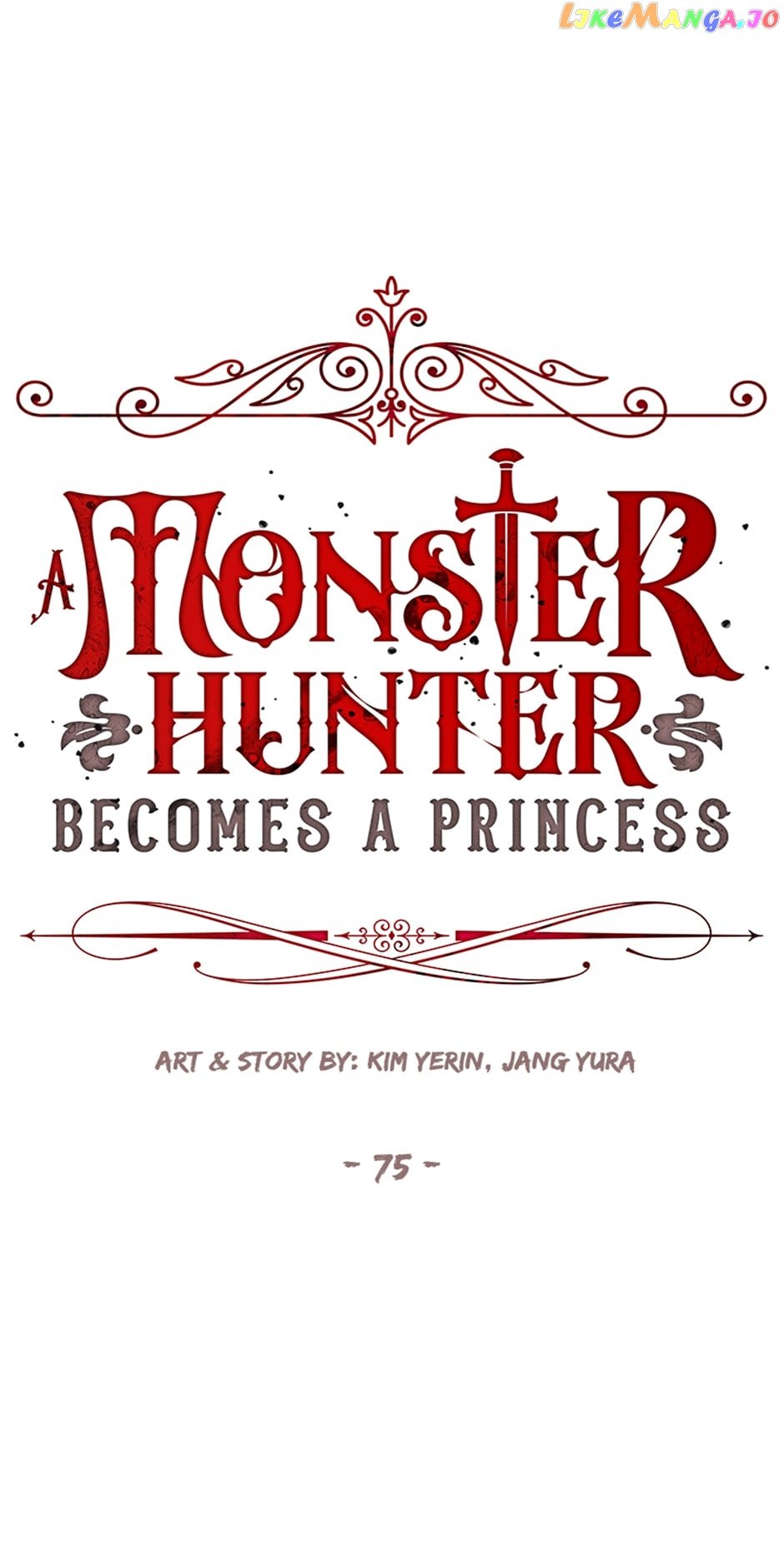 I’m a Killer but I’m Thinking of Living as a Princess Chapter 75 page 0