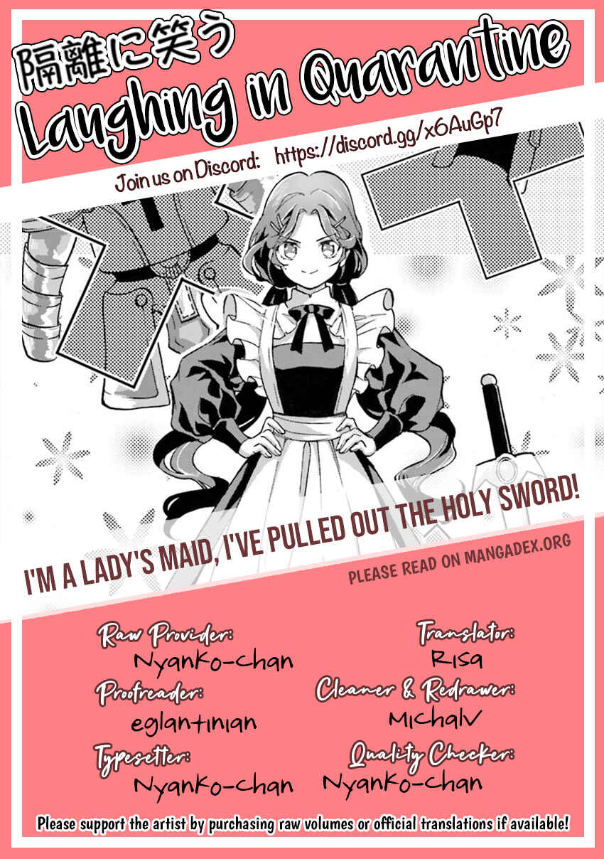 I'm a Maid, but I've Pulled Out the Holy Sword?! Chapter 10 page 38