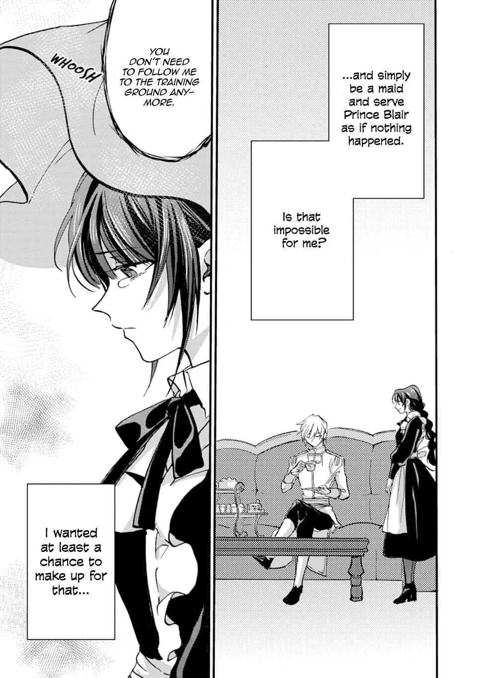 I'm a Maid, but I've Pulled Out the Holy Sword?! Chapter 13 page 14