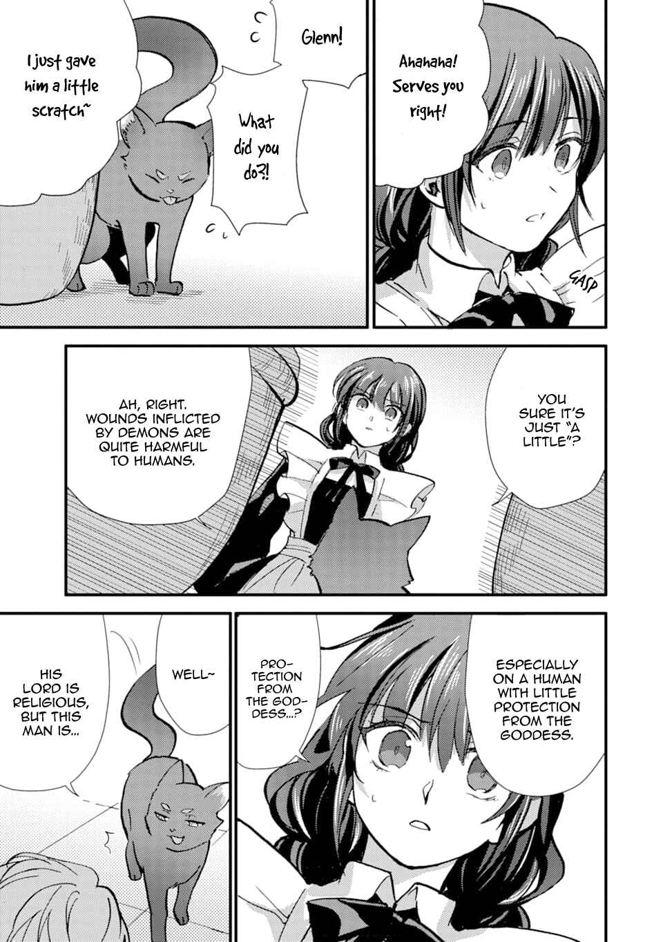 I'm a Maid, but I've Pulled Out the Holy Sword?! Chapter 13 page 24