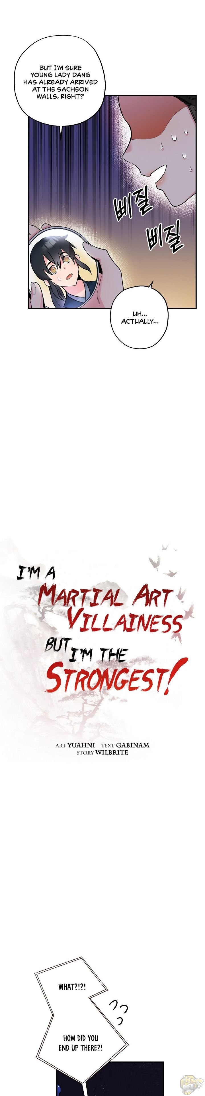 I’m a Martial Art Villainess but I’m the Strongest! Chapter 33 page 1