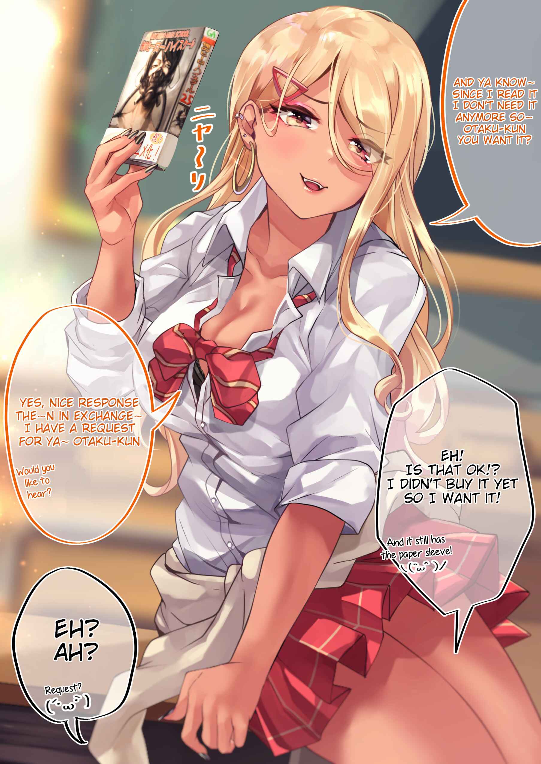 I'm an OTAKU but I want to fall in love with a gal Chapter 21 page 1