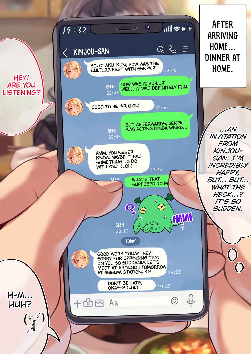 I'm an OTAKU but I want to fall in love with a gal Chapter 97 page 3