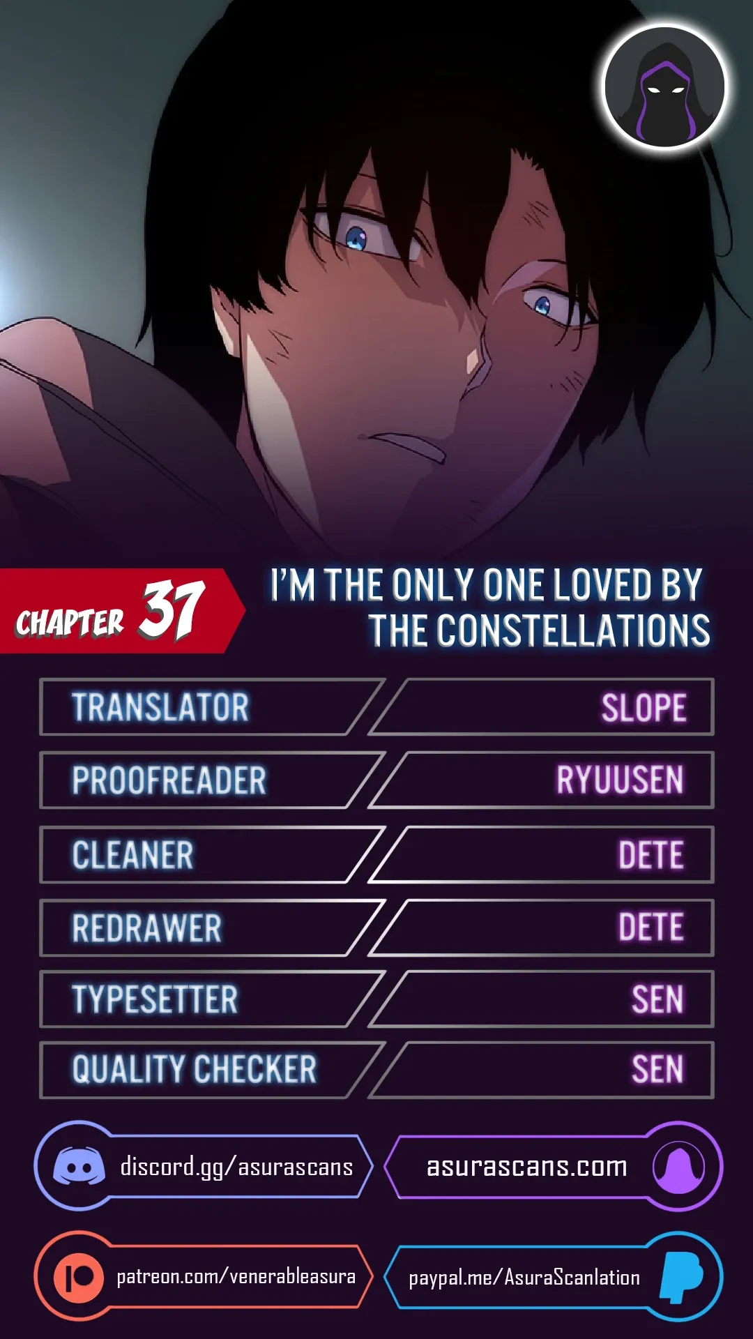 I'm the Only One Loved by the Constellations! Chapter 37 page 0