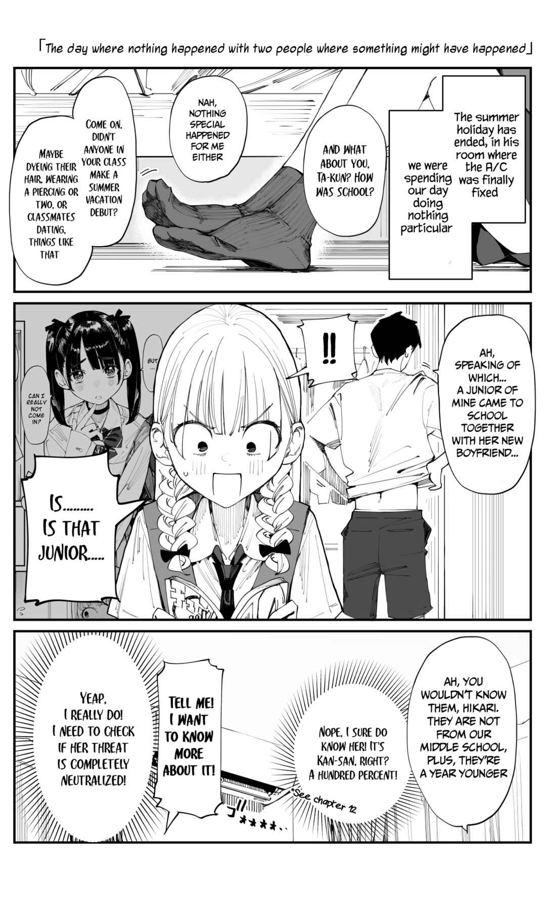 Imasara desu ga, Osananajimi wo Suki ni Natte Shimaimashita Chapter 18 page 0
