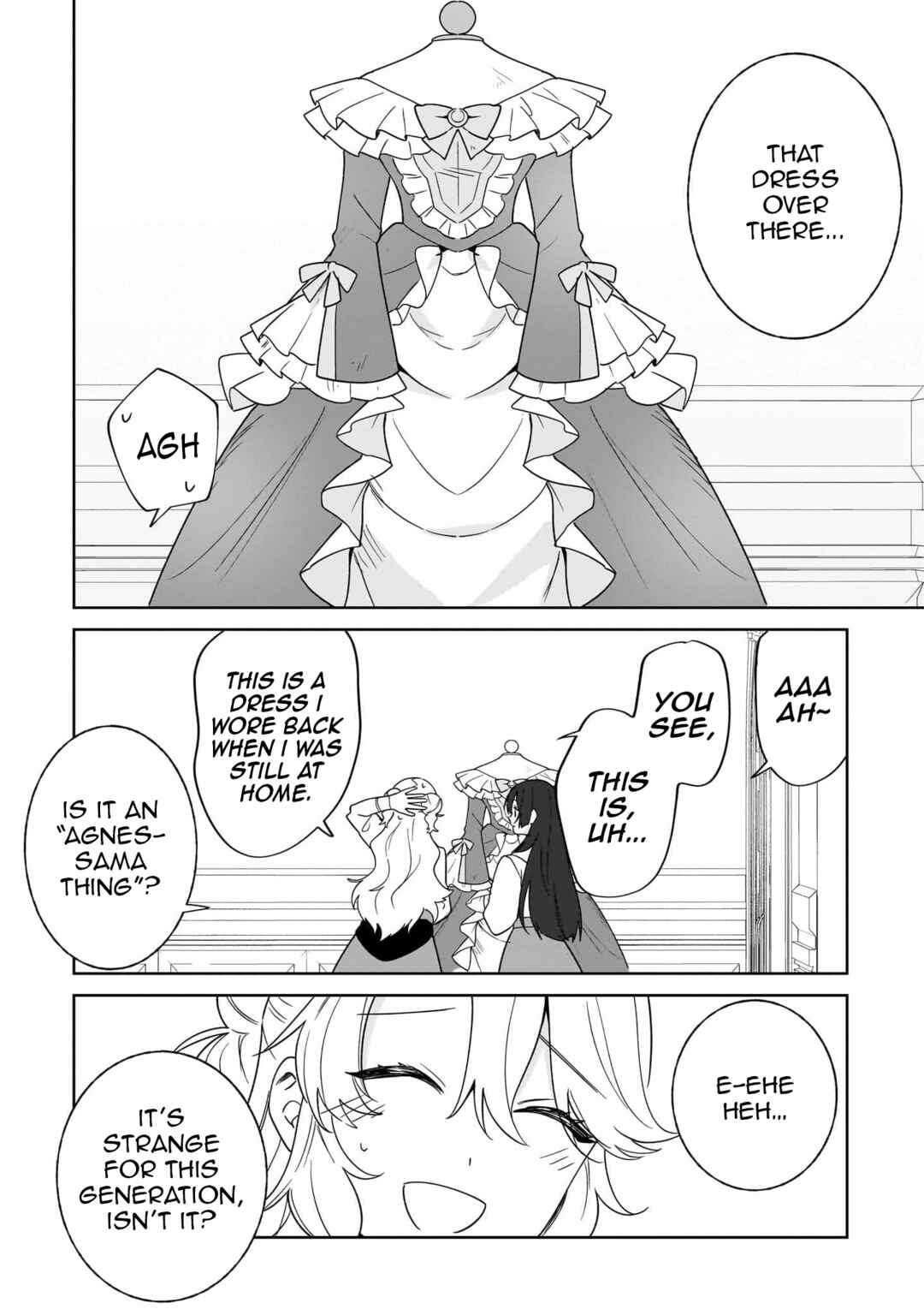 Imokusa Reijou desu ga Akuyaku Reisoku wo Tasuketara Kiniiraremashita Chapter 19.5 page 2