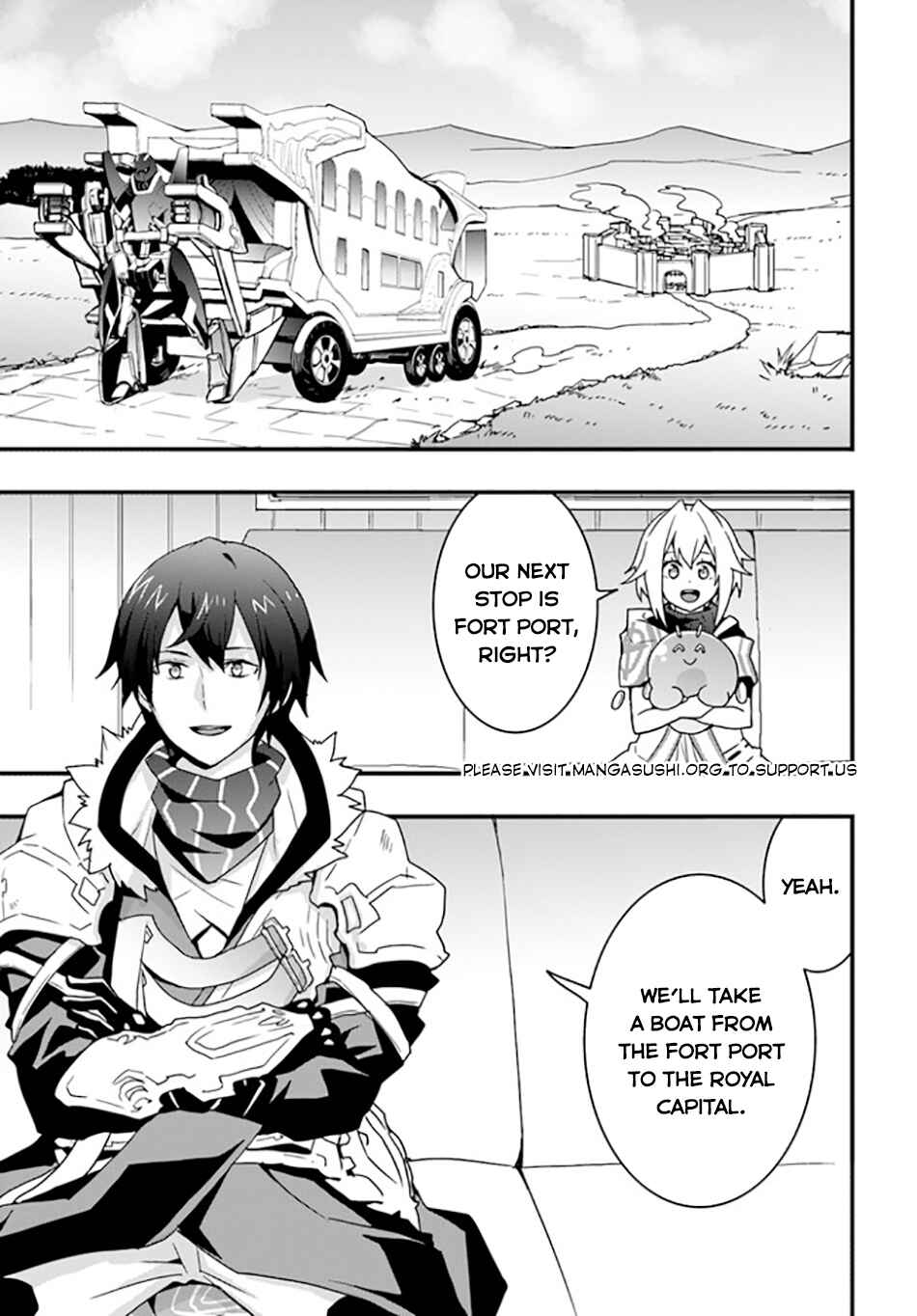 Isekai de Te ni Ireta Seisan Skill wa Saikyou datta You desu ~Souzou & Kiyou no W Chiuto de Musou Suru~ Chapter 32 page 1