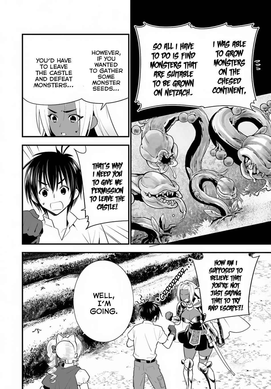 Isekai desu ga Mamono Saibai shiteimasu. Chapter 18 page 2