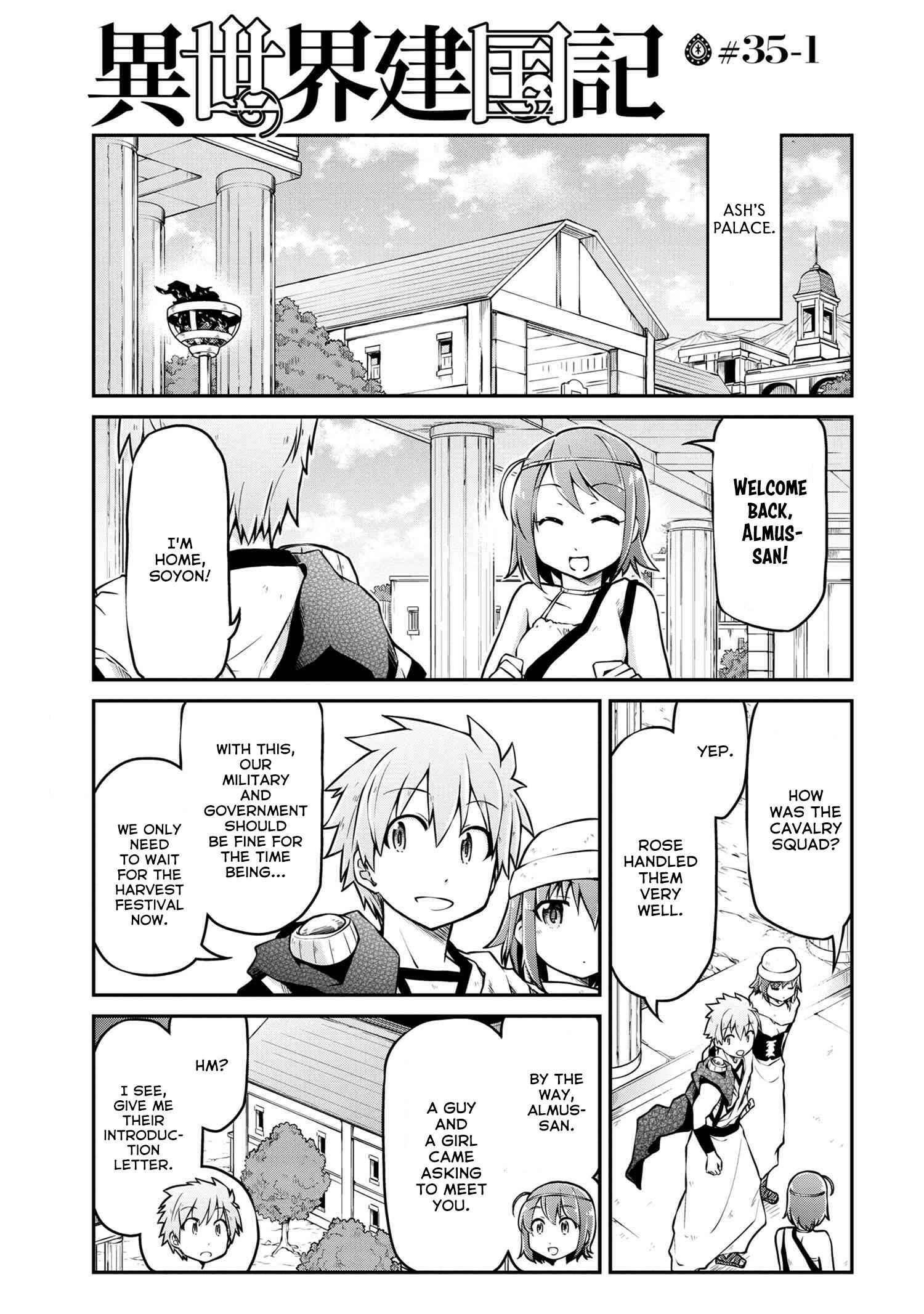 Isekai Kenkokuki Chapter 35.1 page 1