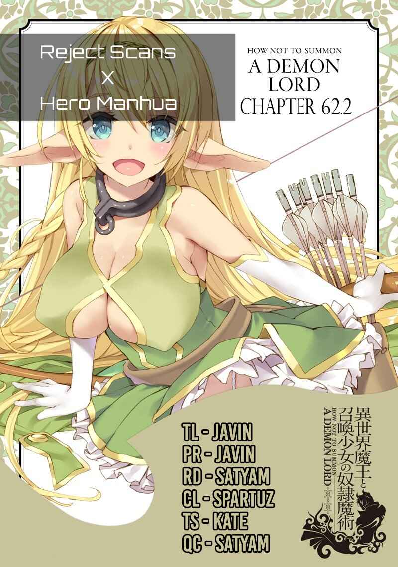 Isekai Maou to Shoukan Shoujo no Dorei Majutsu Chapter 62.2 page 0