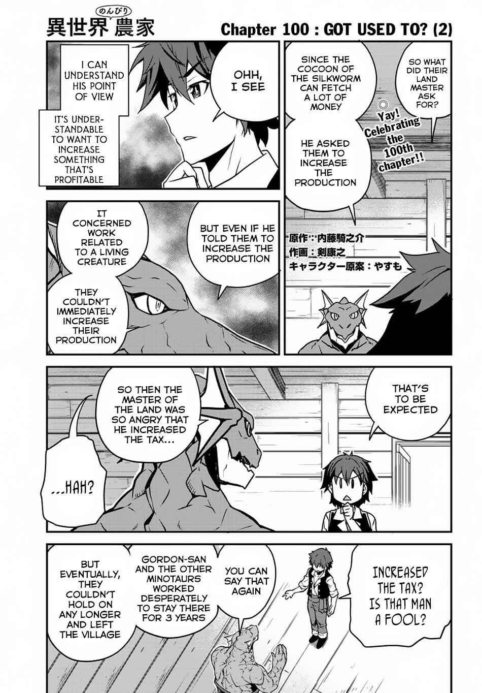 Isekai Nonbiri Nouka Chapter 100 page 1