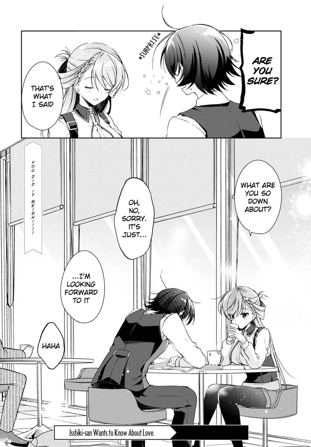 Isshiki-san wa Koi wo shiritai. Chapter 15 page 23