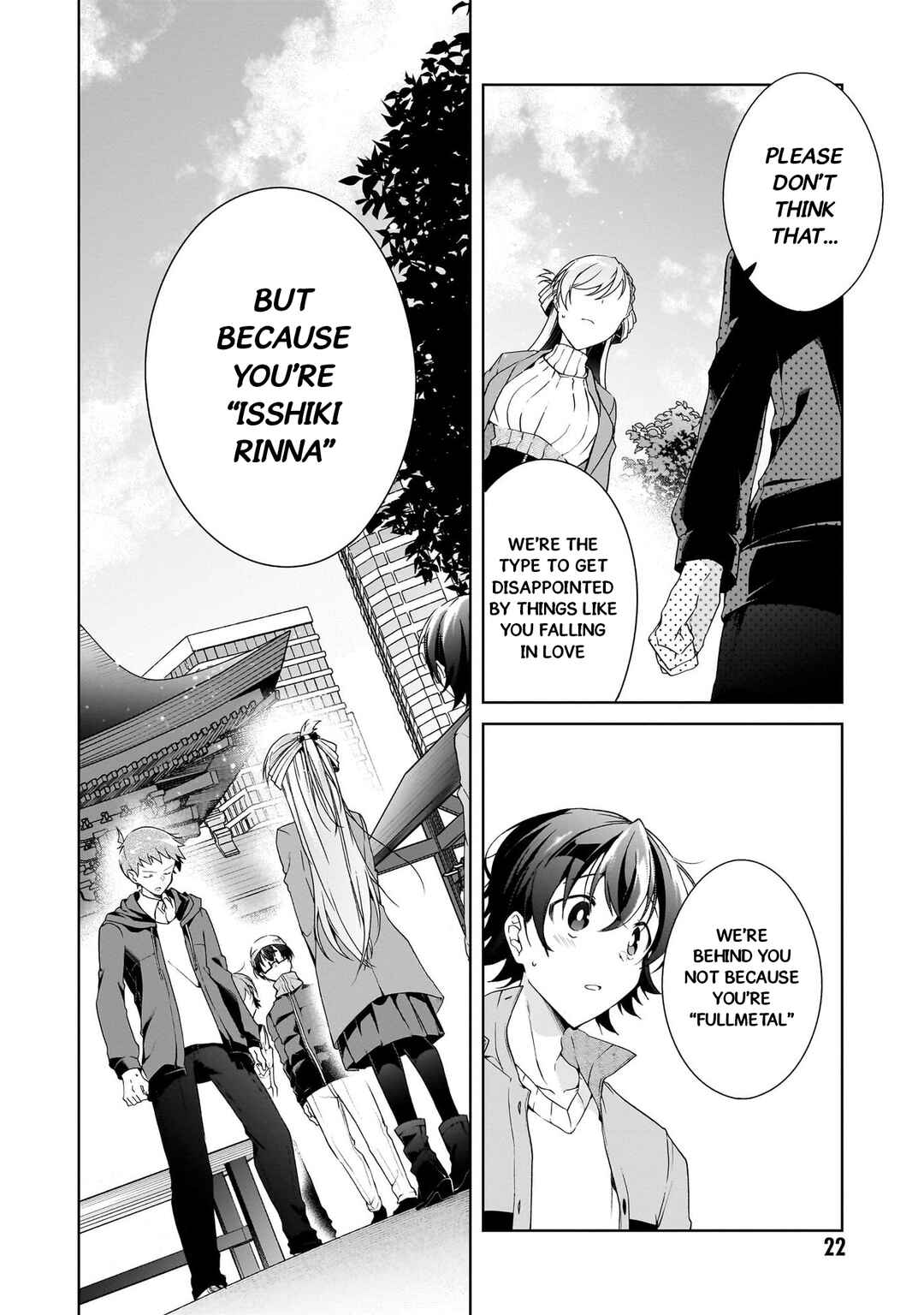 Isshiki-san wa Koi wo shiritai. Chapter 24 page 21