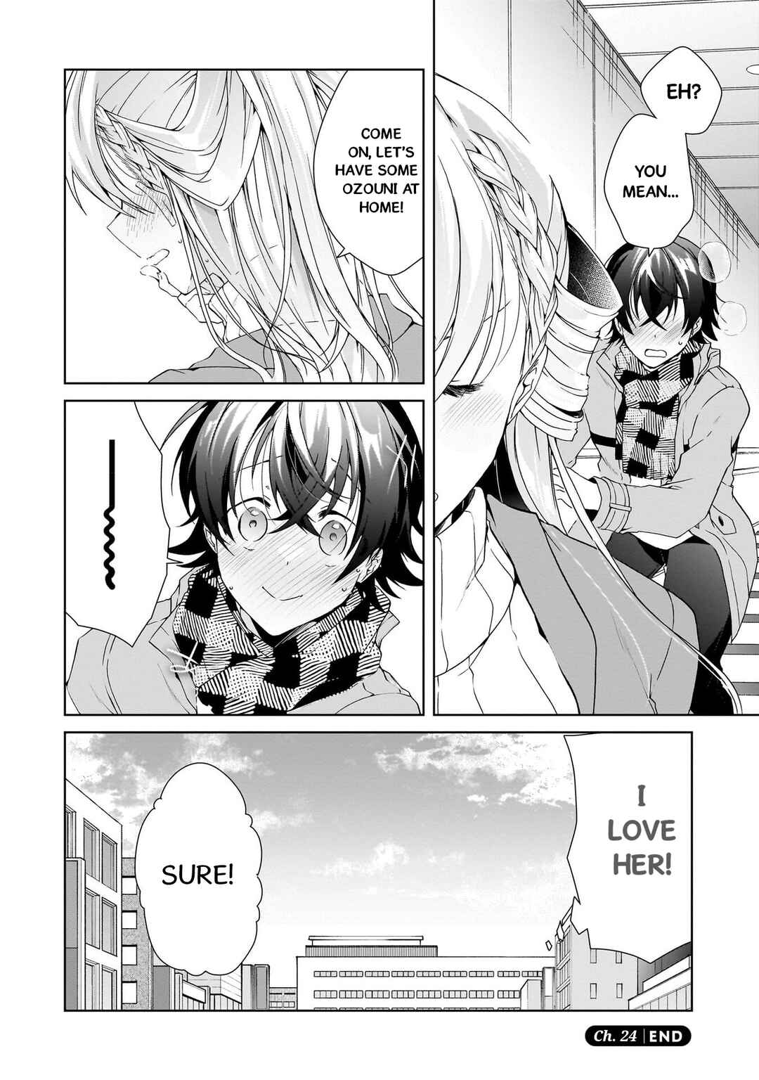 Isshiki-san wa Koi wo shiritai. Chapter 24 page 38