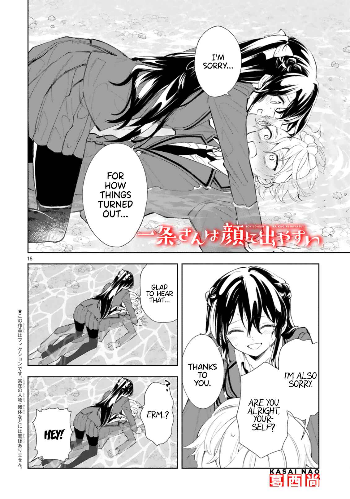 It Shows on Your Face, Ichijou-San Chapter 11.2 page 0