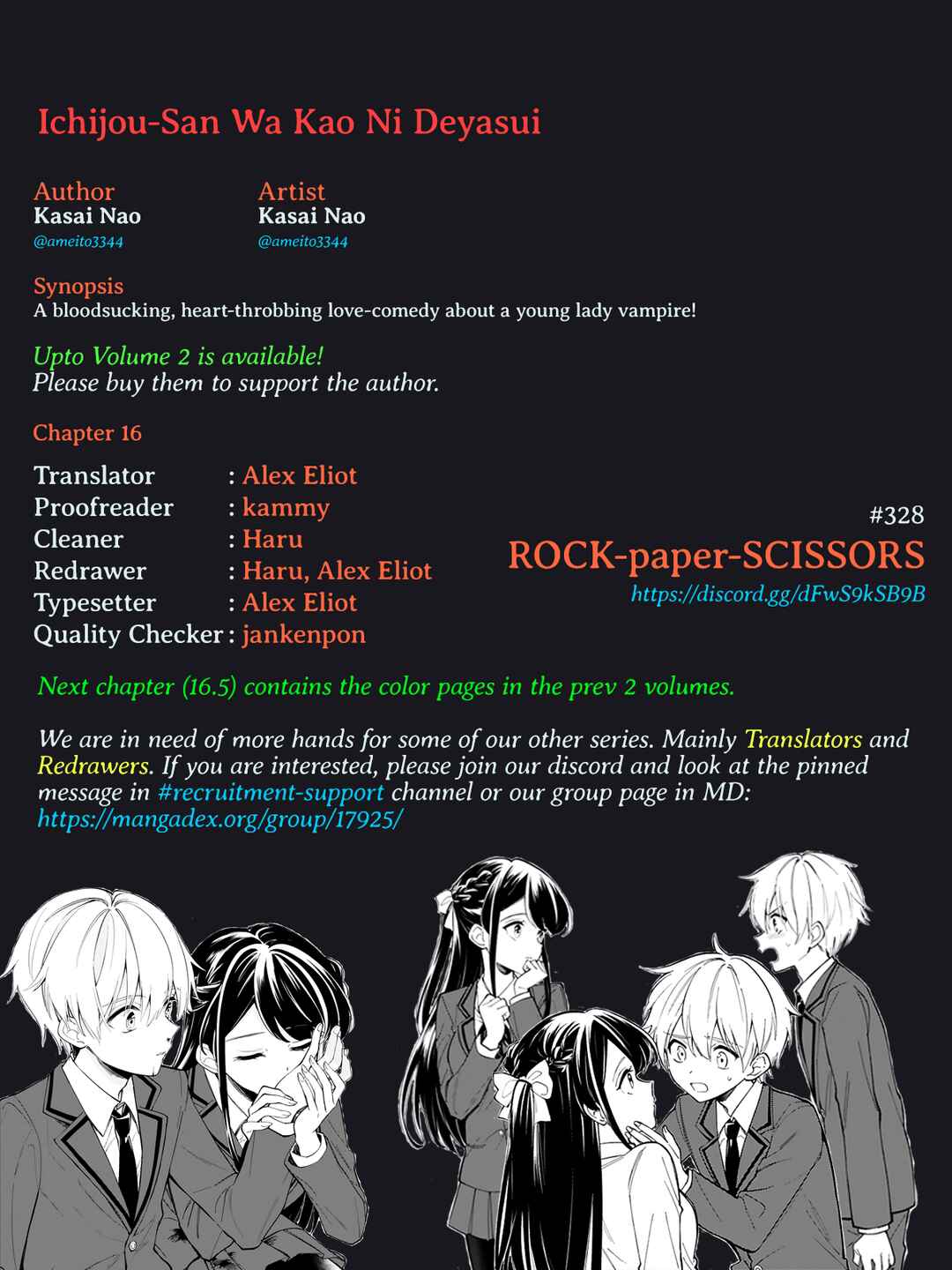 It Shows on Your Face, Ichijou-San Chapter 16 page 15