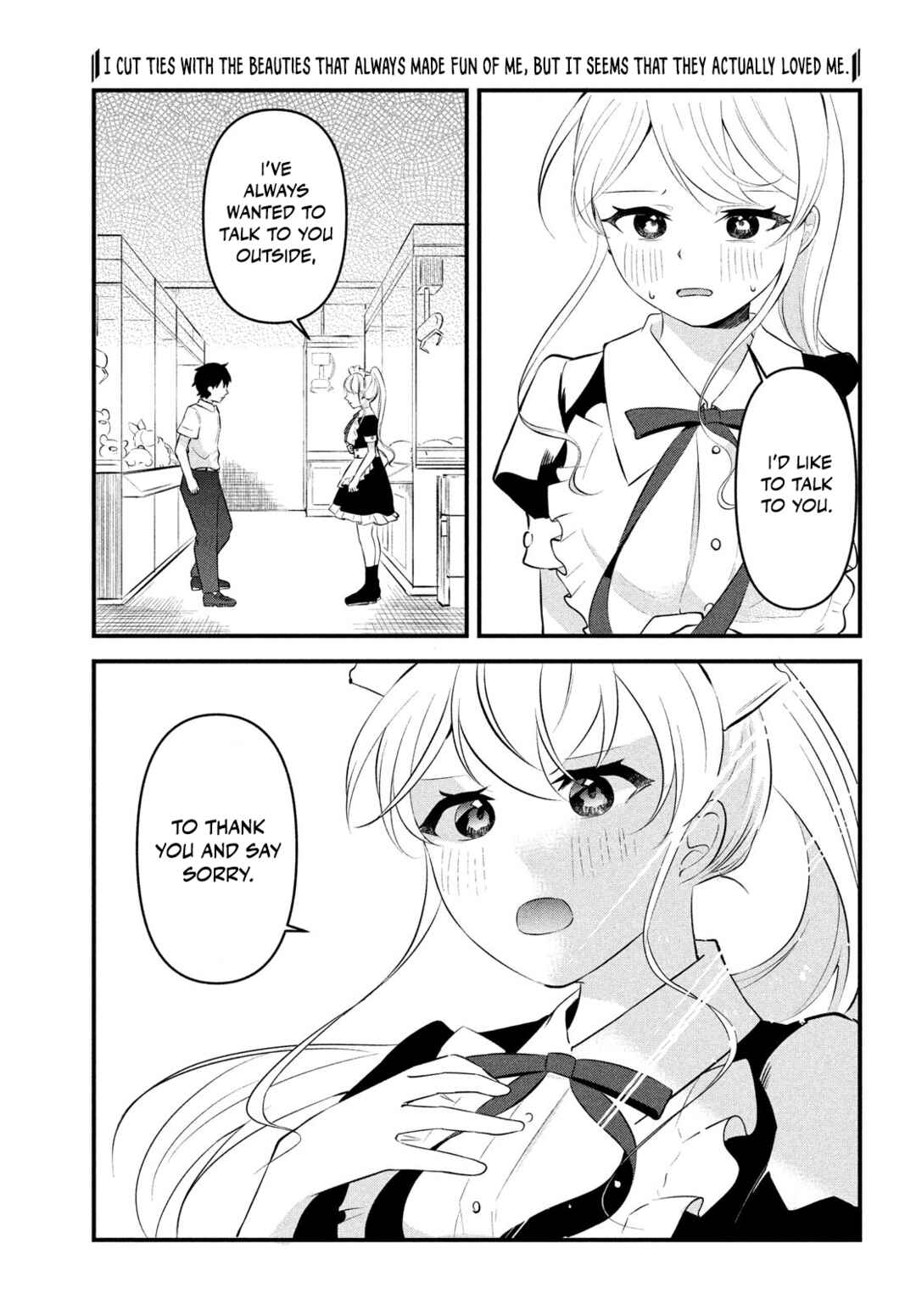 Itsumo Baka ni shitekuru Bishoujo-tachi to Zetsuen shitara, Jitsu wa Ore no Koto ga Daisuki Datta you da. Chapter 7 page 7