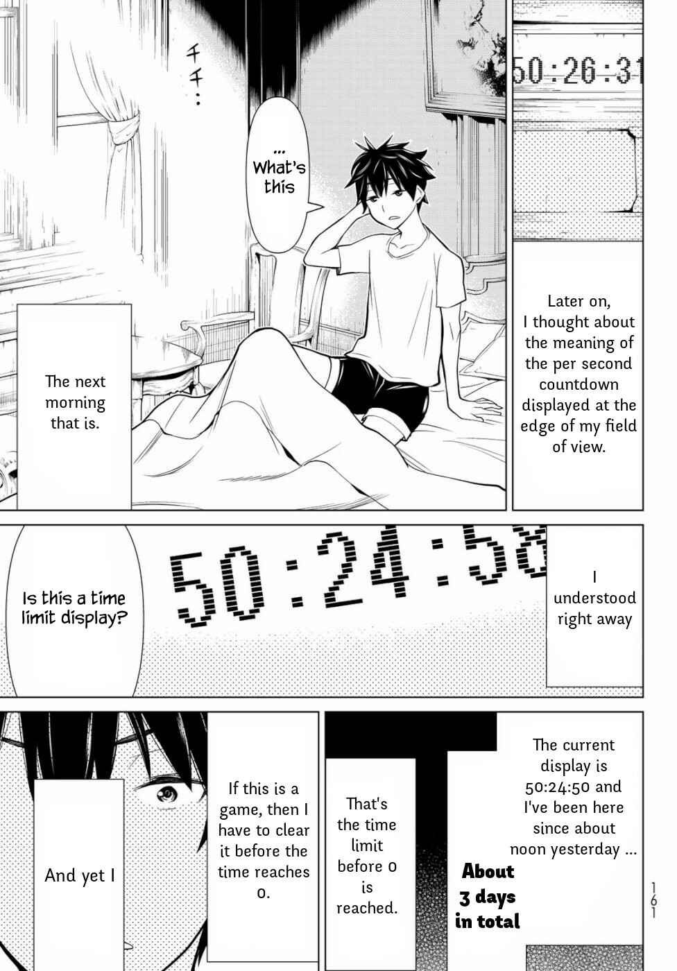 Jikan Teishi Yuusha – Yomei 3-ka no Settei ja Sekai wo Sukuu ni wa Mijika Sugiru Chapter 1 page 17