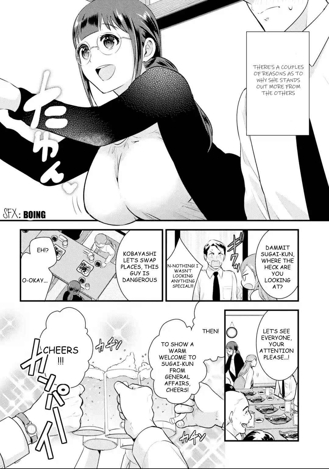 Jimi Joshi x Osekkai Danshi Chapter 4 page 3