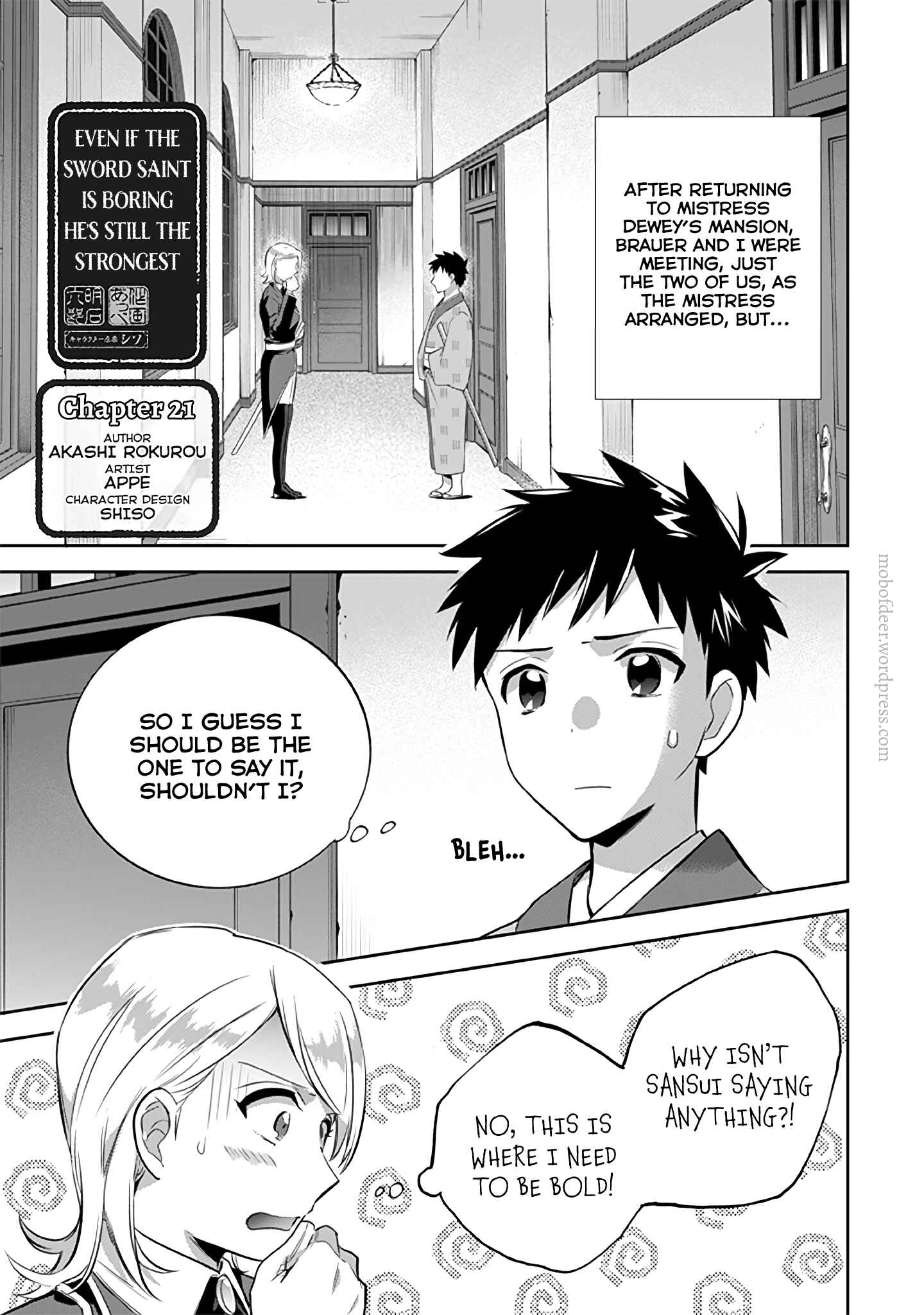 Jimi na Kensei wa Sore Demo Saikyou Desu Chapter 21 page 1