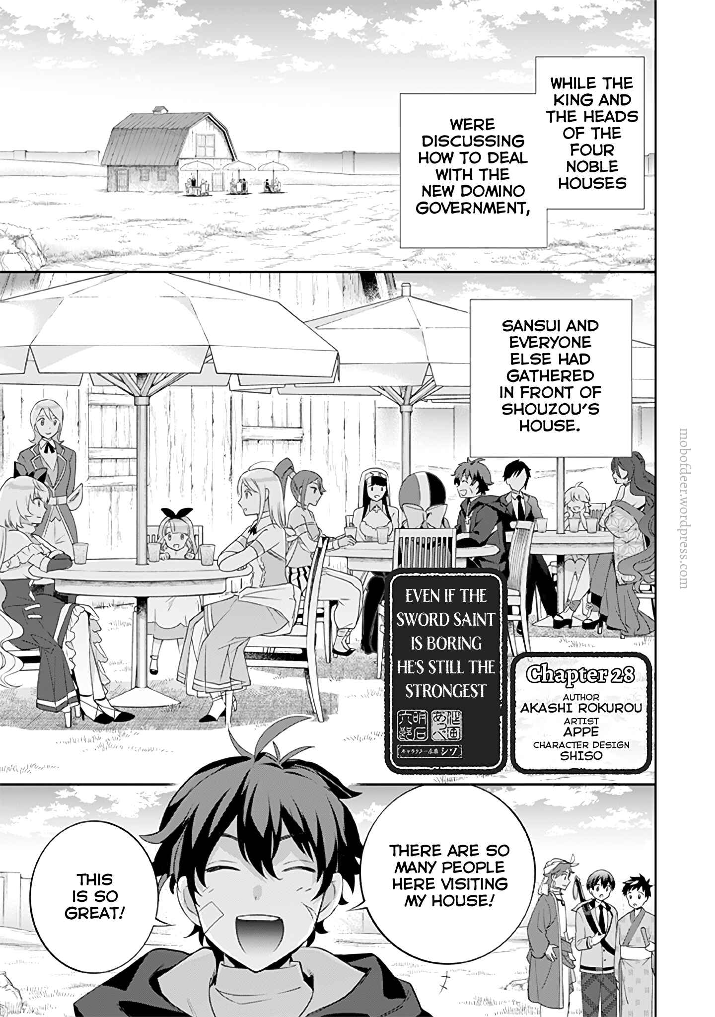 Jimi na Kensei wa Sore Demo Saikyou Desu Chapter 28 page 1