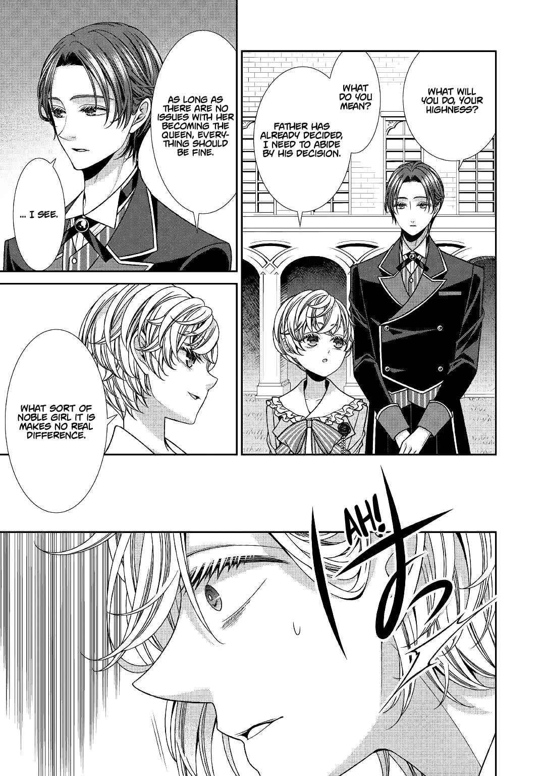 Jishou Akuyaku Reijou na Konyakusha no Kansatsu Kiroku Chapter 21 page 12