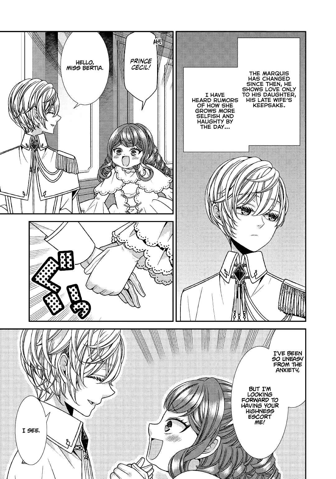 Jishou Akuyaku Reijou na Konyakusha no Kansatsu Kiroku Chapter 21 page 35