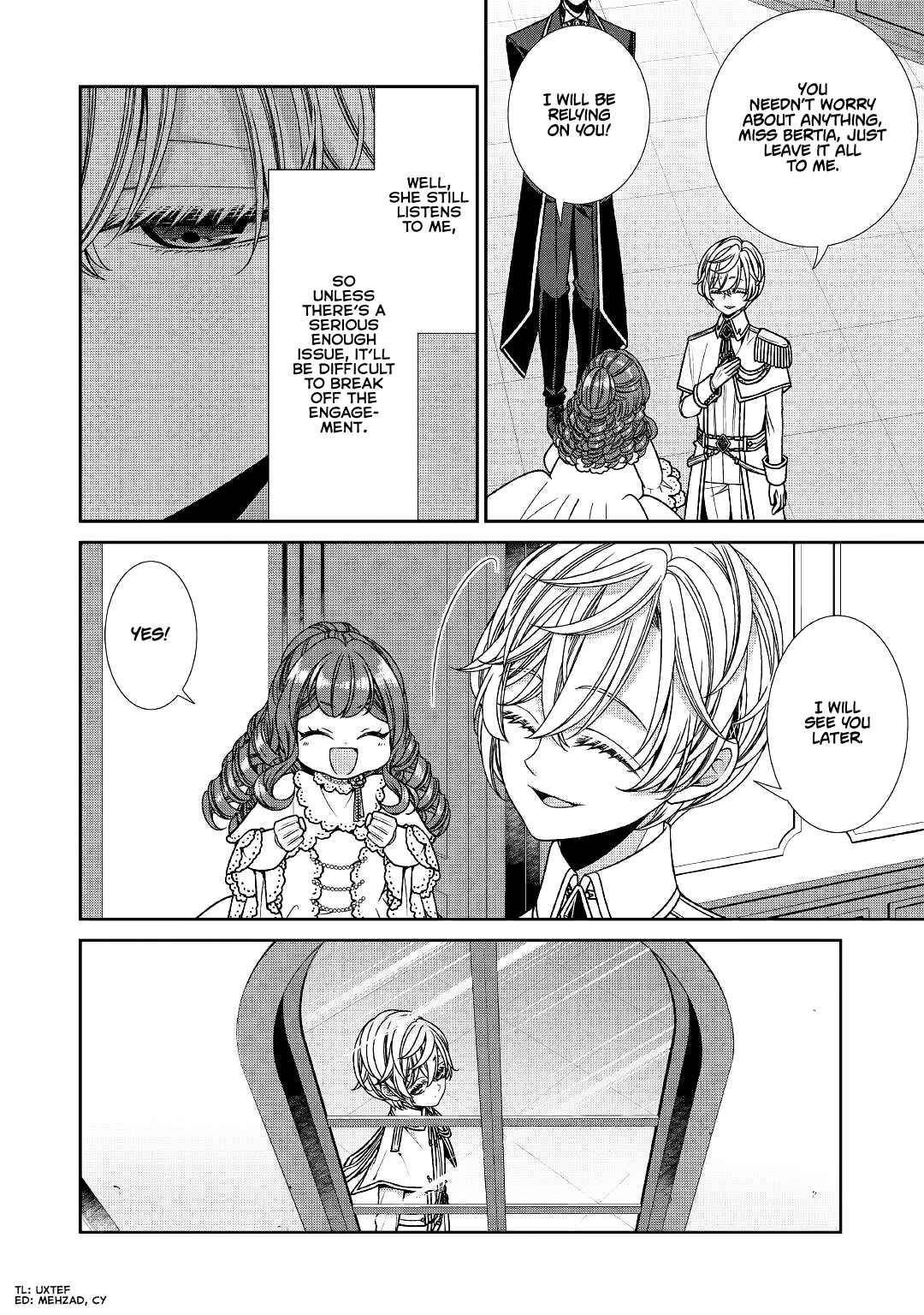 Jishou Akuyaku Reijou na Konyakusha no Kansatsu Kiroku Chapter 21 page 36
