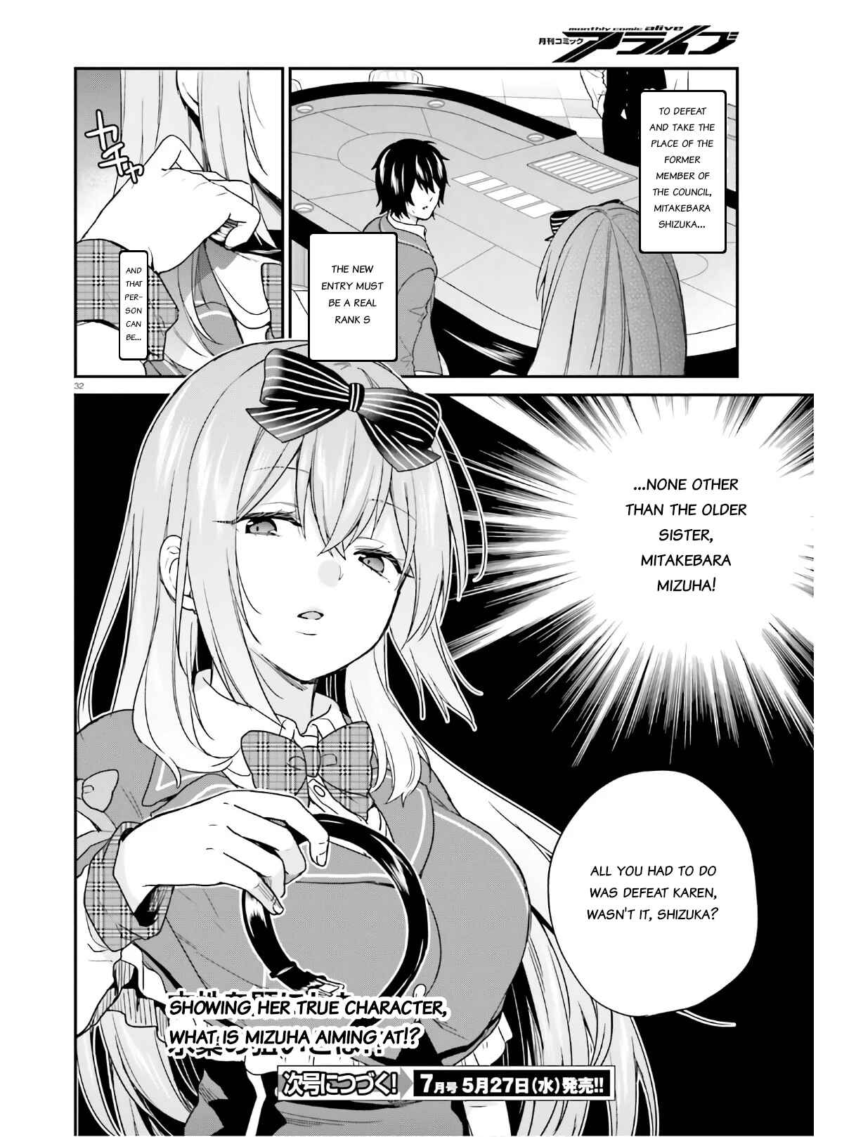 Jishou F-Rank no Oniisama ga Game de Hyouka sareru Gakuen no Chouten ni Kunrin suru Sou desu yo? Chapter 22 page 31