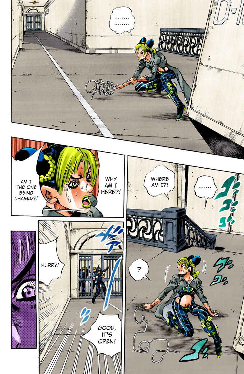 JoJo's Bizarre Adventure, Part 6: Stone Ocean (Official Colored) Chapter 101 page 9